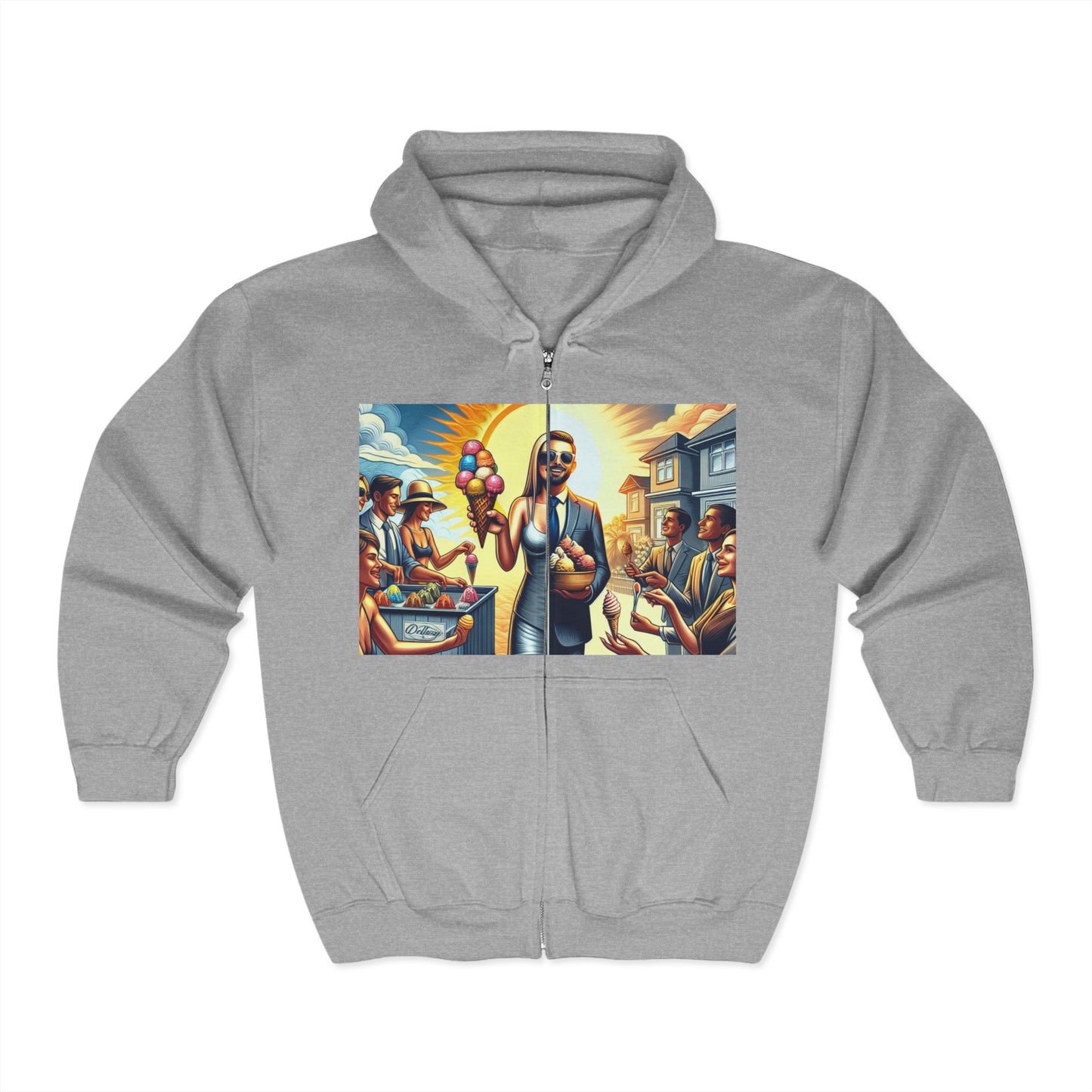 Hustle League's Empire Zip Hoodie - Stylish Sweatshirt for Entrepreneurs