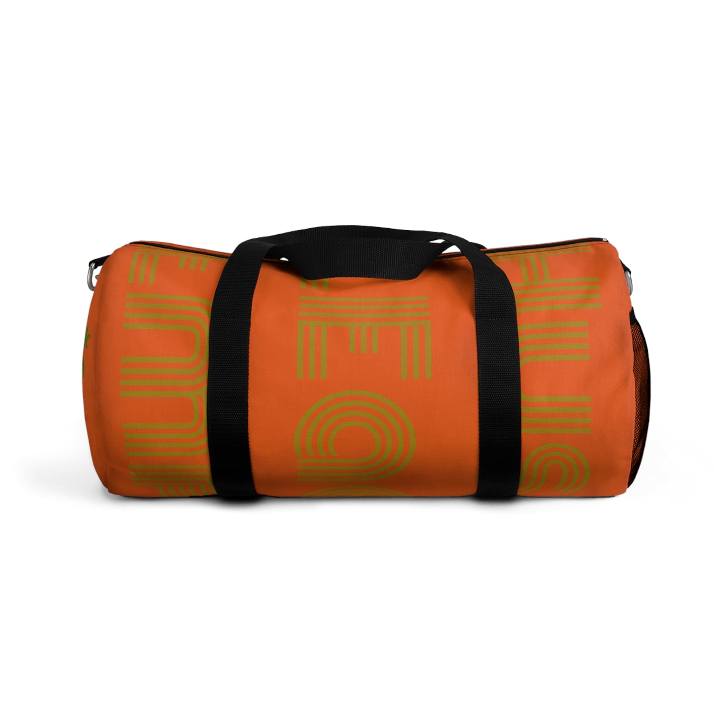 Orange Duffel Bag- Perfect for Travel and Gym