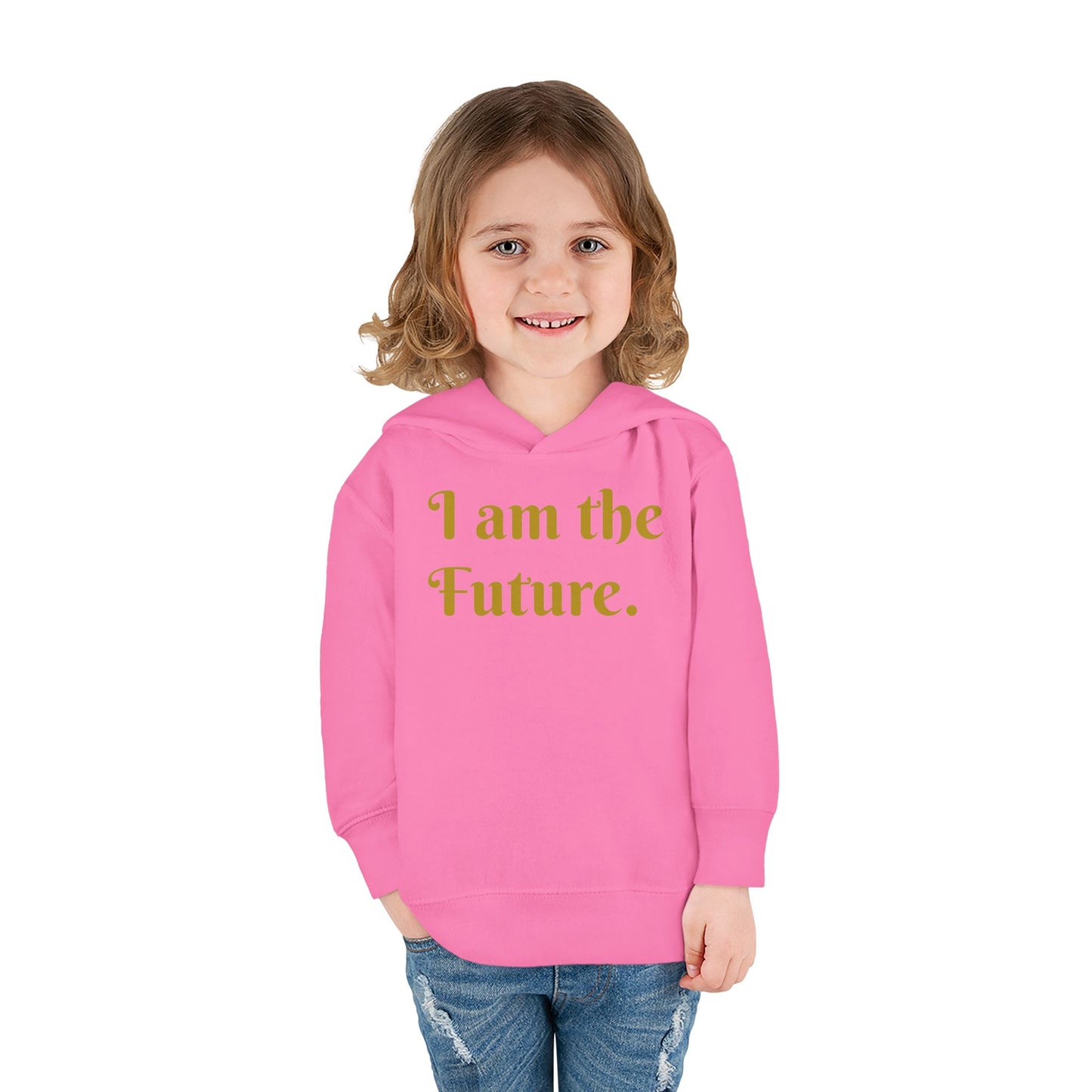 HLE Toddler Fleece Hoodie - I Am the Future & Hustle's League Design