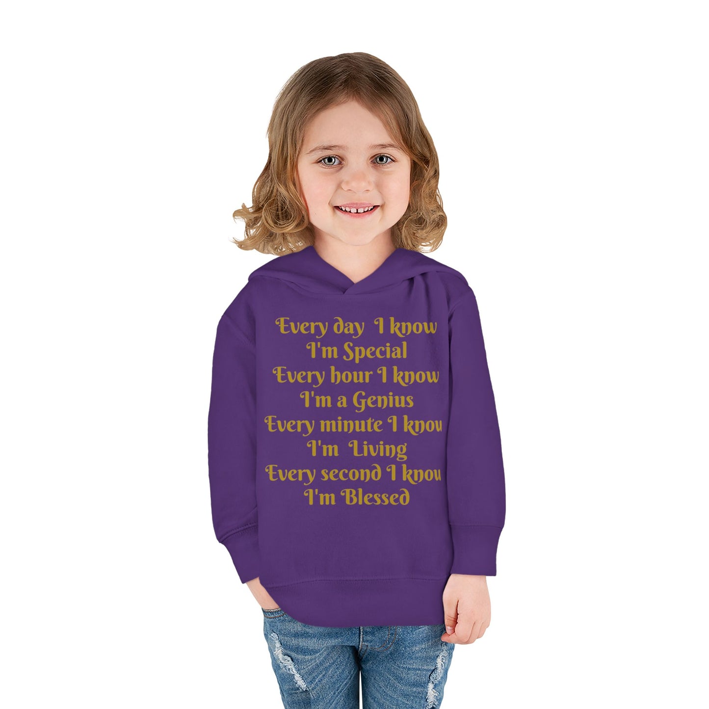 HLE Toddler Fleece Hoodie - Inspirational Design