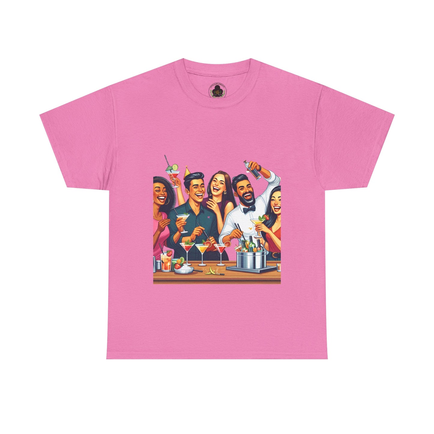 Hustle League Unisex Heavy Cotton Tee - Celebrate Friendship & Fun Nights Out