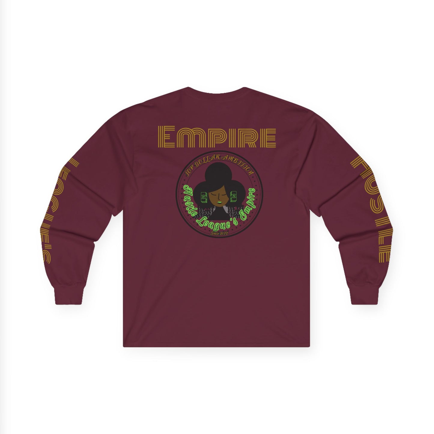 HLE Inspirational Long Sleeve Tee - Empowerment Quote & Graphic