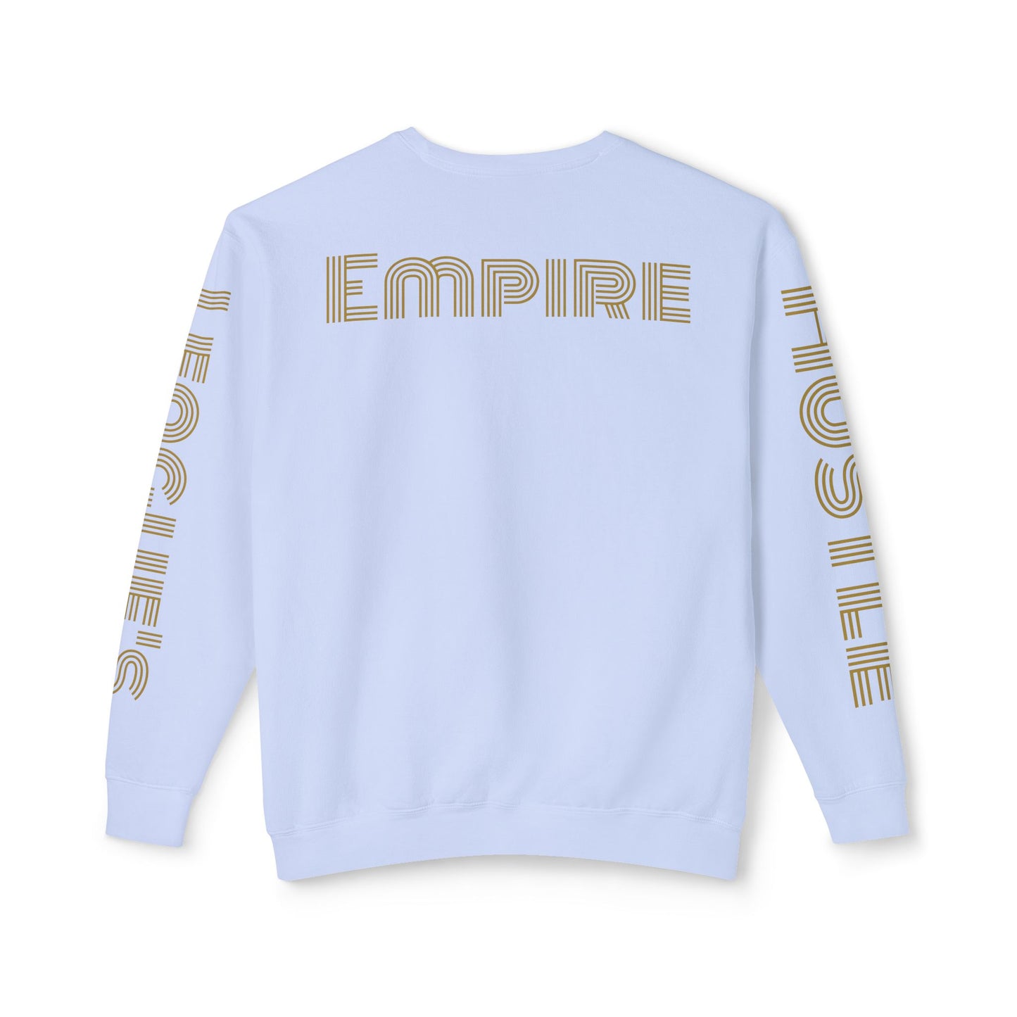 Unisex Lightweight Crewneck Sweatshirt - 'Empire Hustle' Urban Art Design