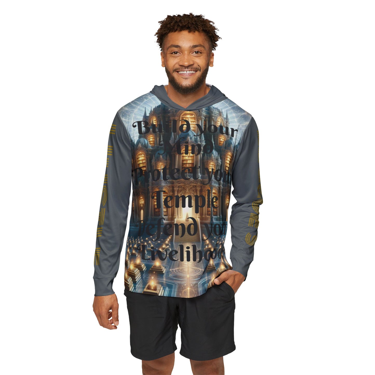 HLE Sports Warmup Hoodie - Knowledge is Power Vibes
