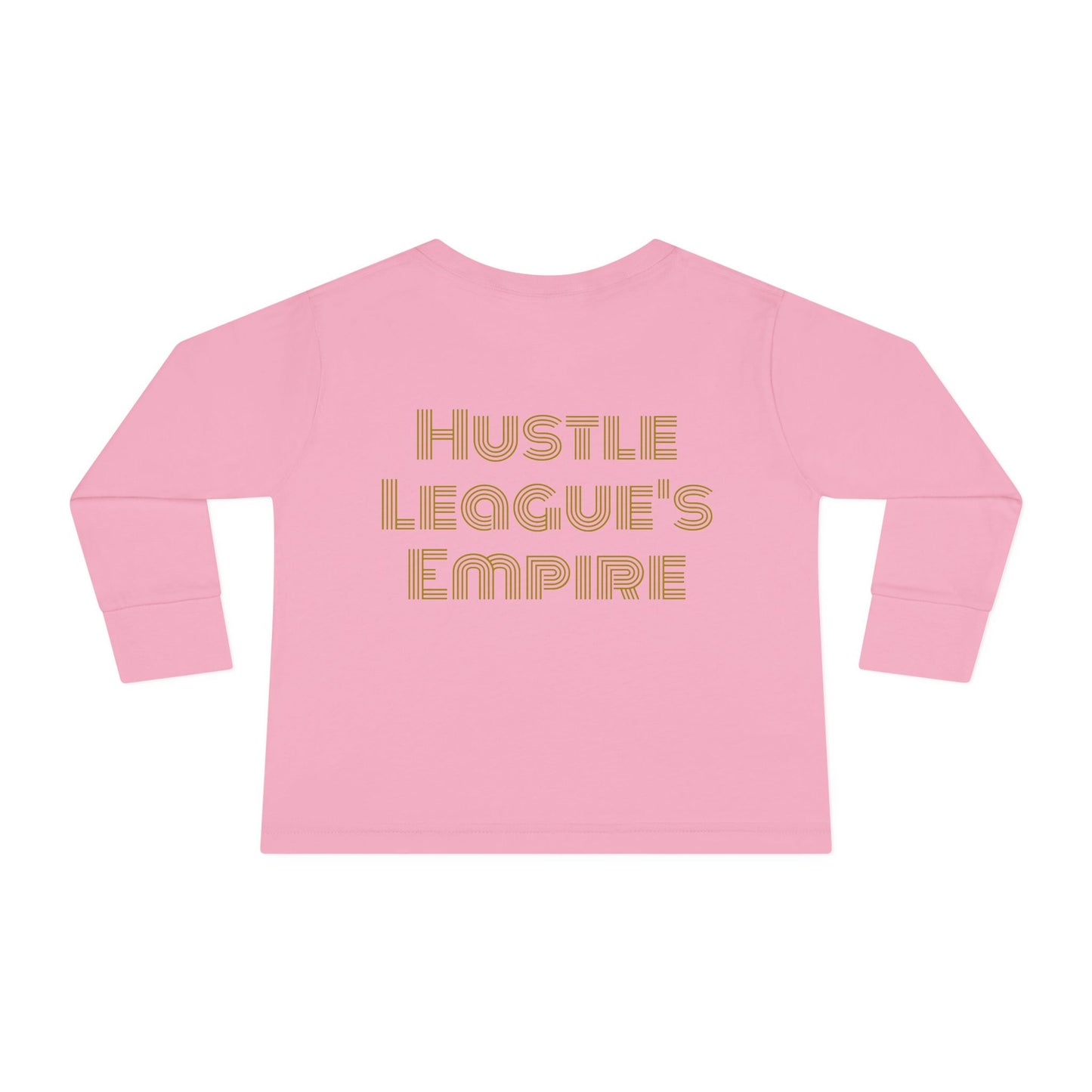 Camiseta de manga larga para niños pequeños: "El futuro está aquí" y "El imperio de la Hustle League"
