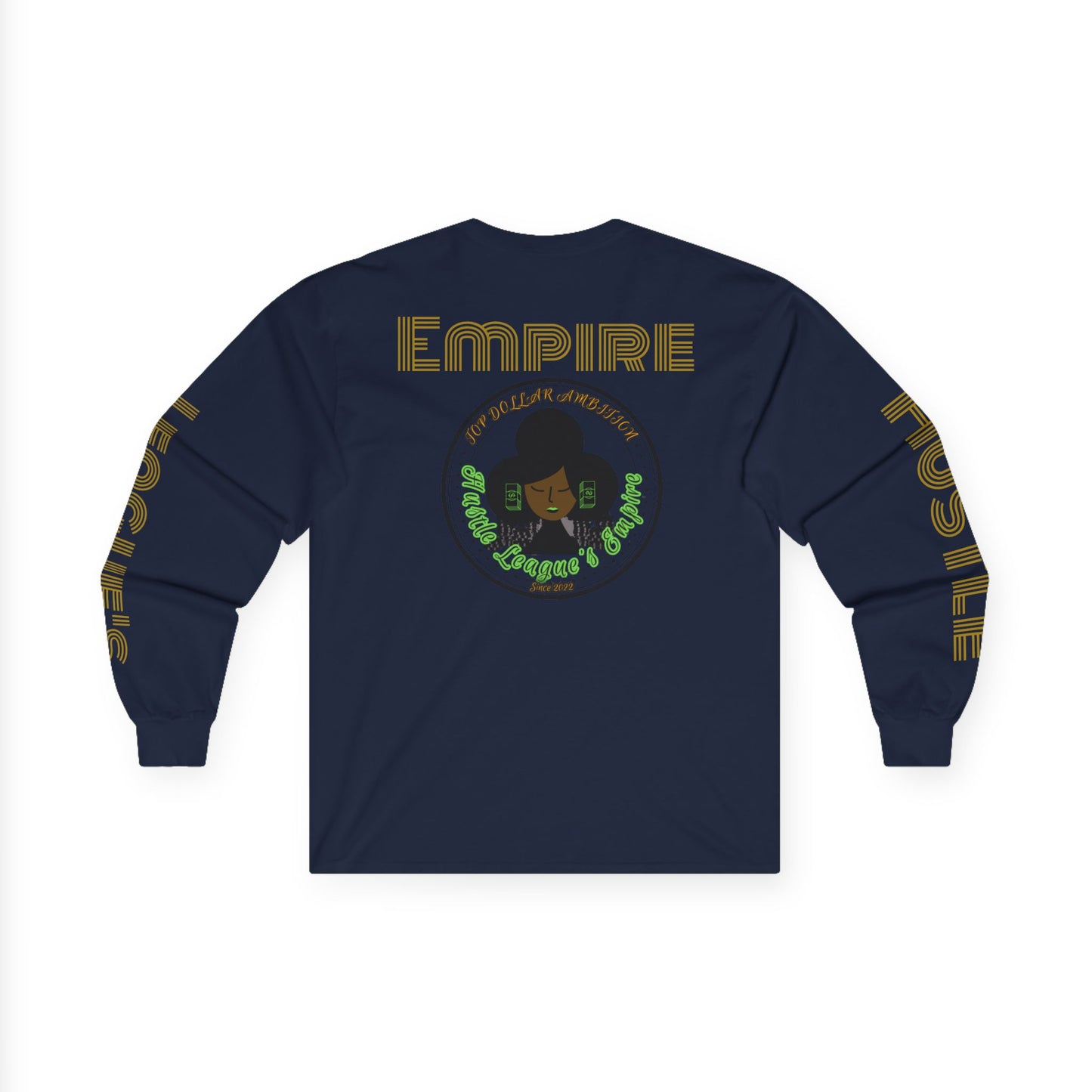 HLE Inspirational Long Sleeve Tee - Empowerment Quote & Graphic