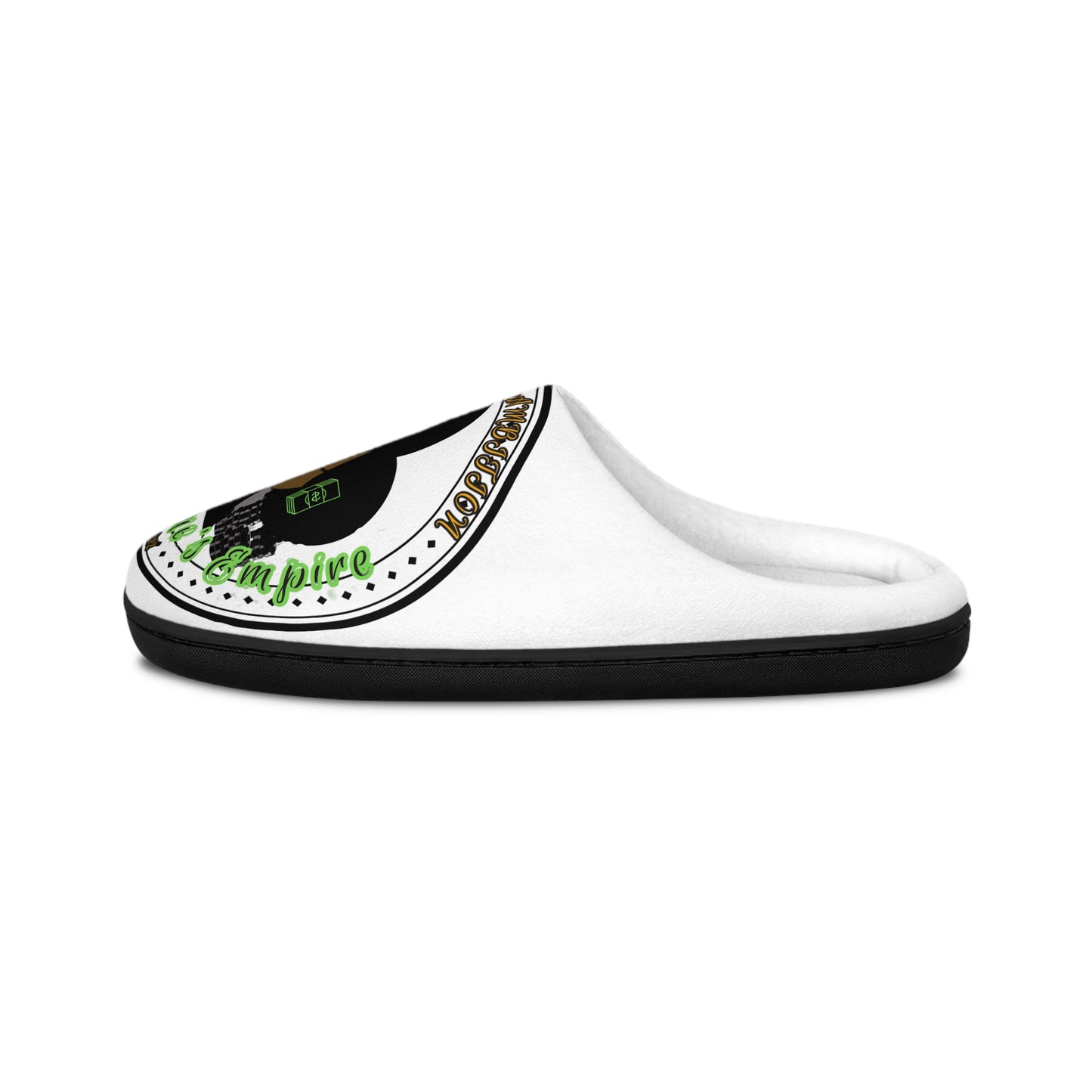 HLE Men's Indoor Slippers - Hustle & Relax Design