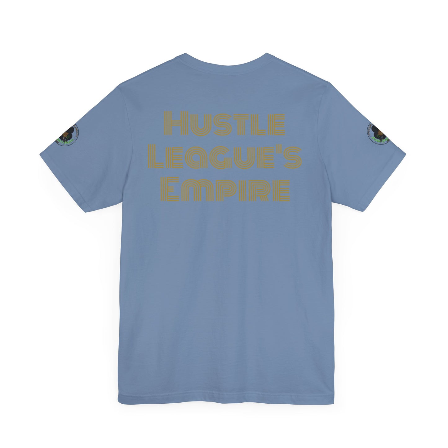 Camiseta unisex Epic HLE: gráfico llamativo en la parte delantera y motivación en la espalda