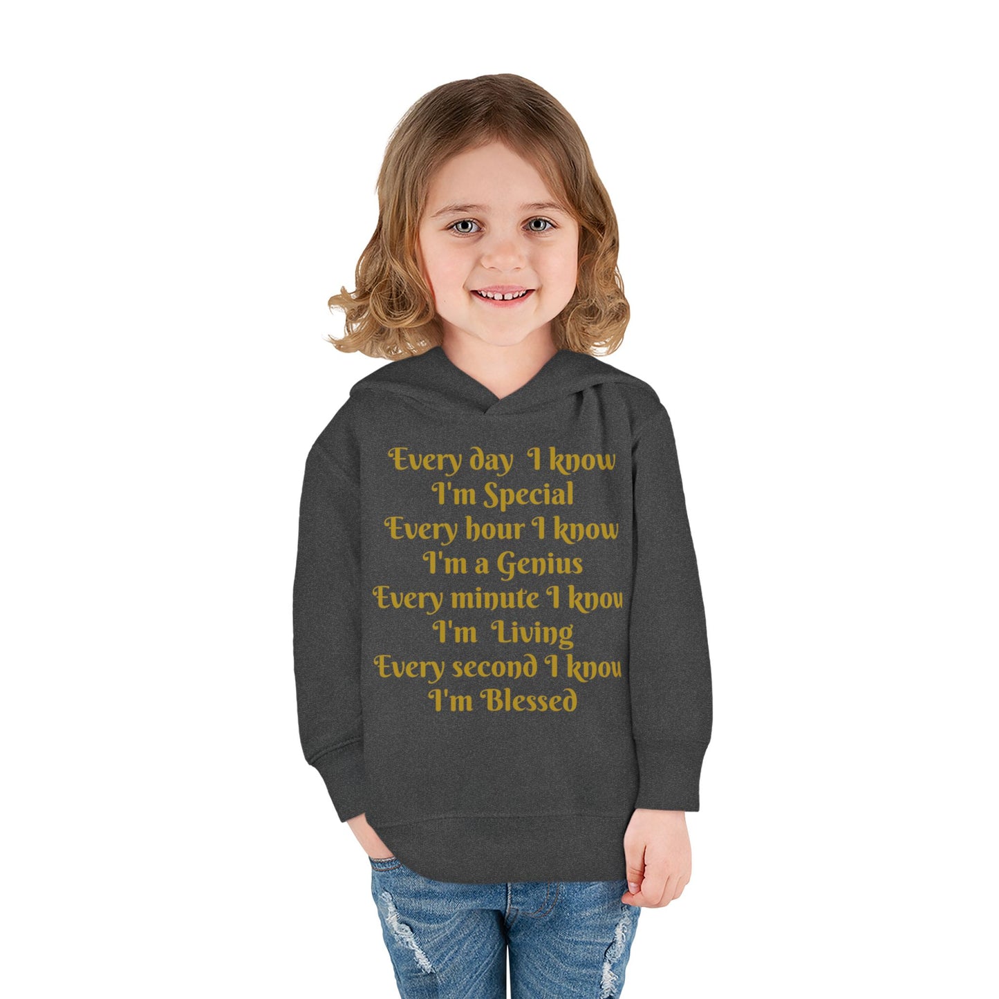 HLE Toddler Fleece Hoodie - Inspirational Design