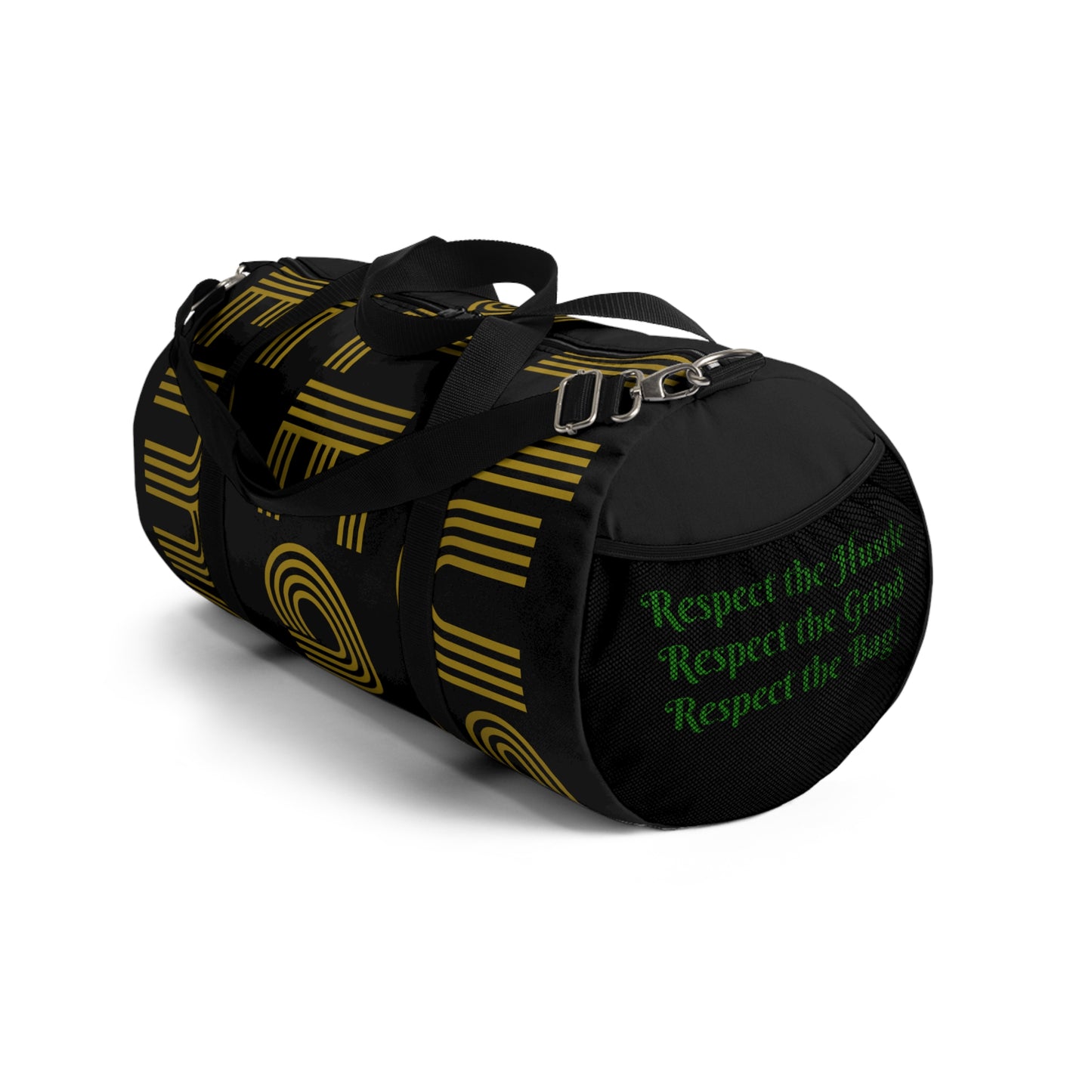 HLE Black Duffel Bag- Perfect for Travel and Gym
