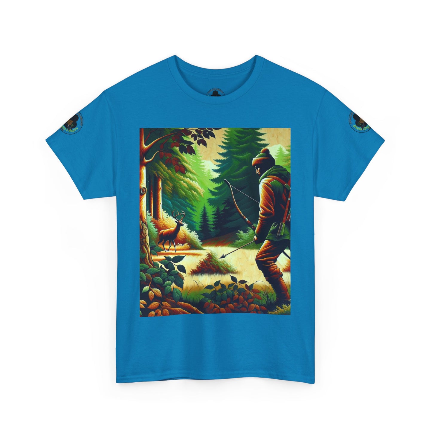 Hustle League's Empire Unisex Heavy Cotton Tee - Vintage Hunting Graphic T-Shirt