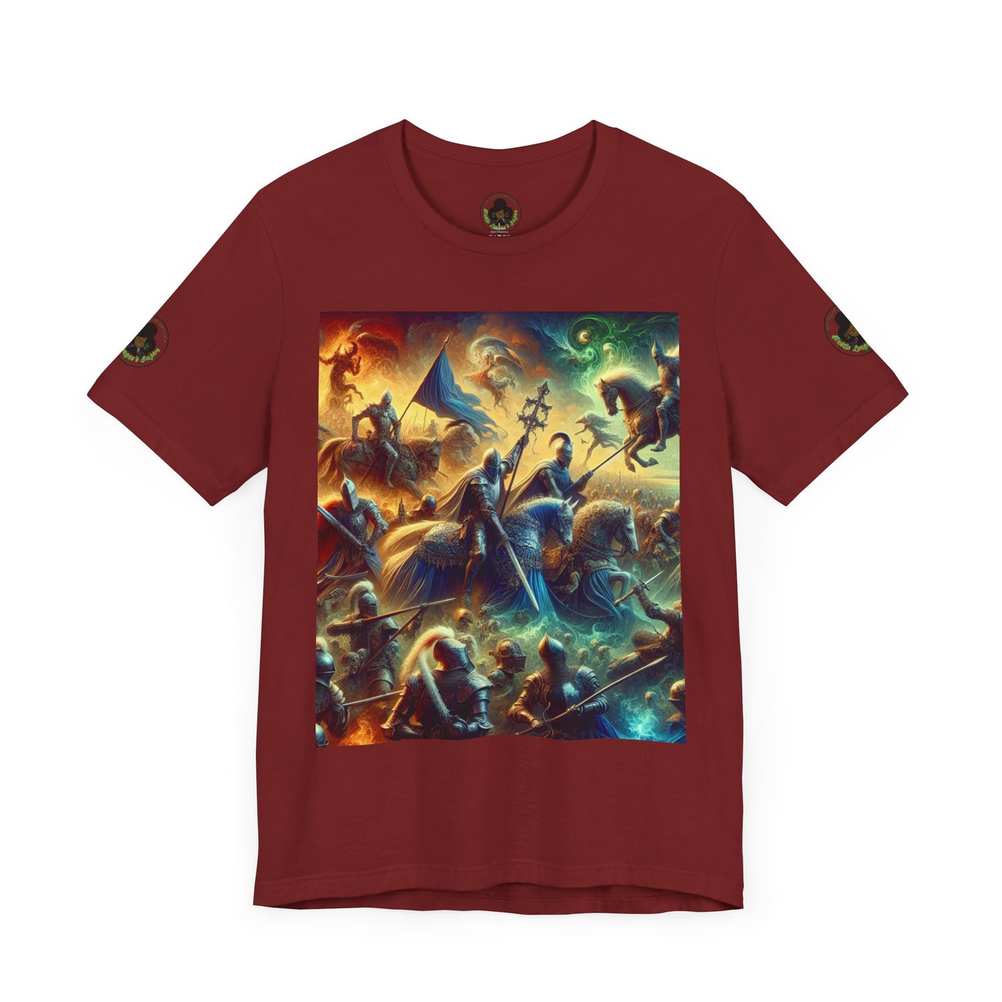 Camiseta unisex Epic HLE: gráfico llamativo en la parte delantera y motivación en la espalda