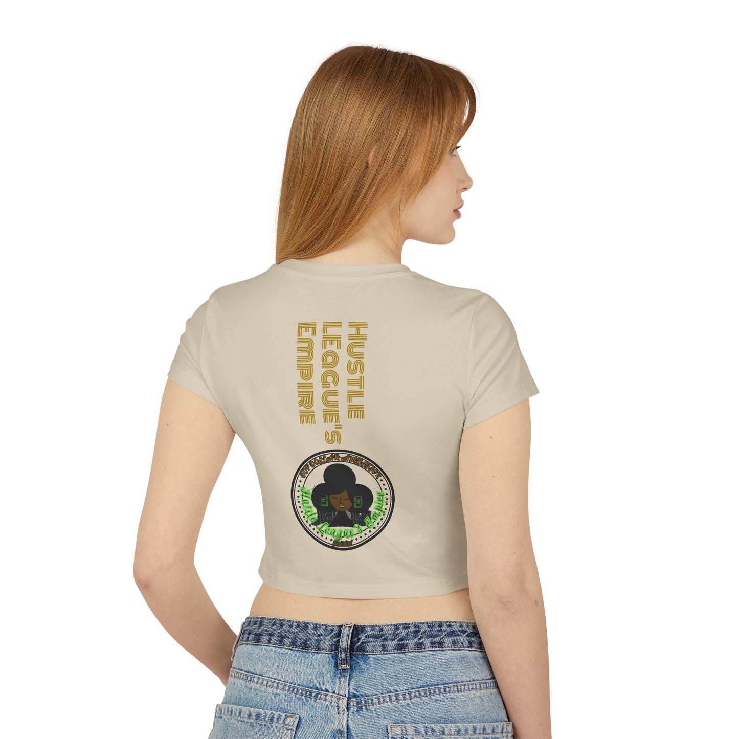 St. Patrick's Day Women's Baby Tee - Hustle, Leagues, Empire Design