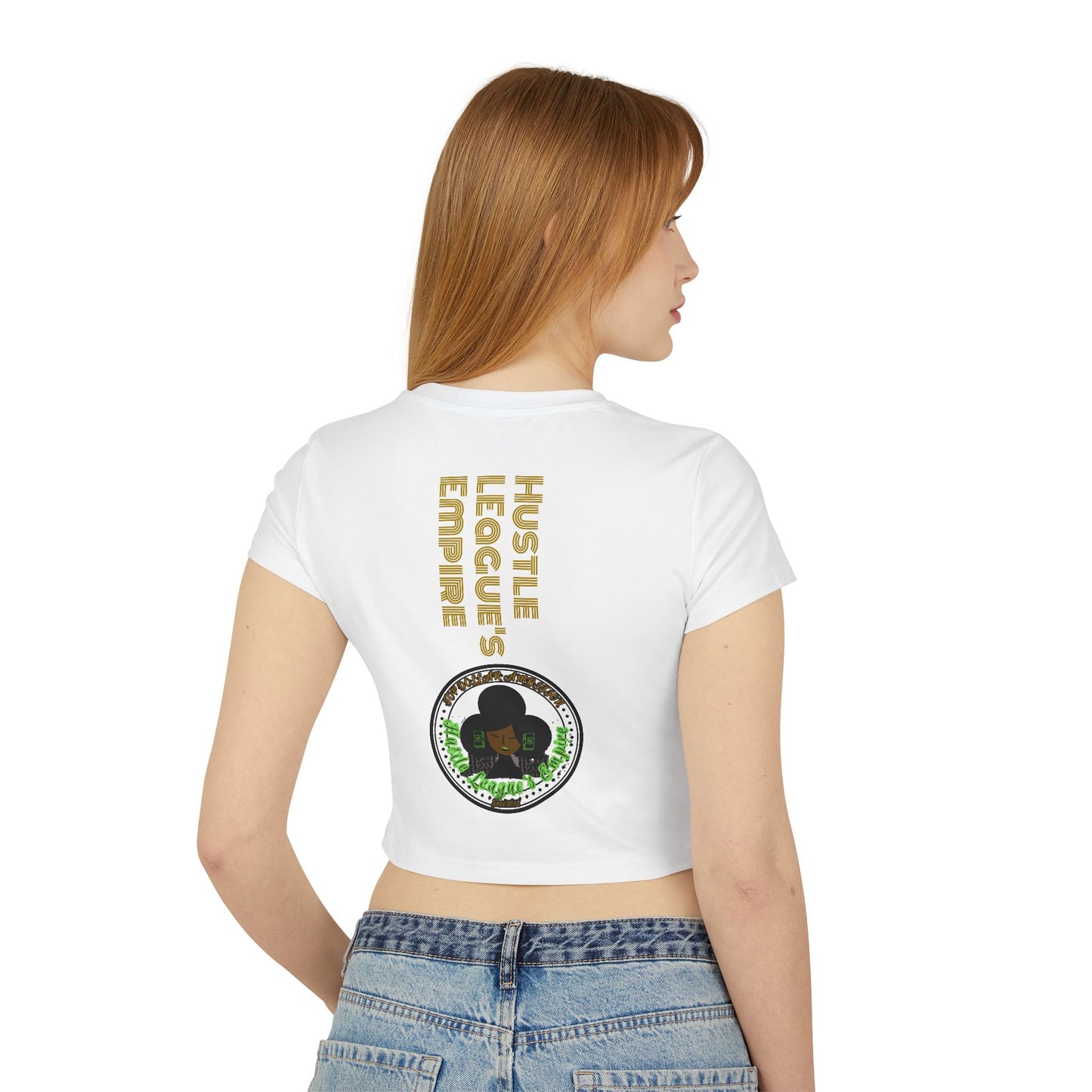 St. Patrick's Day Women's Baby Tee - Hustle, Leagues, Empire Design