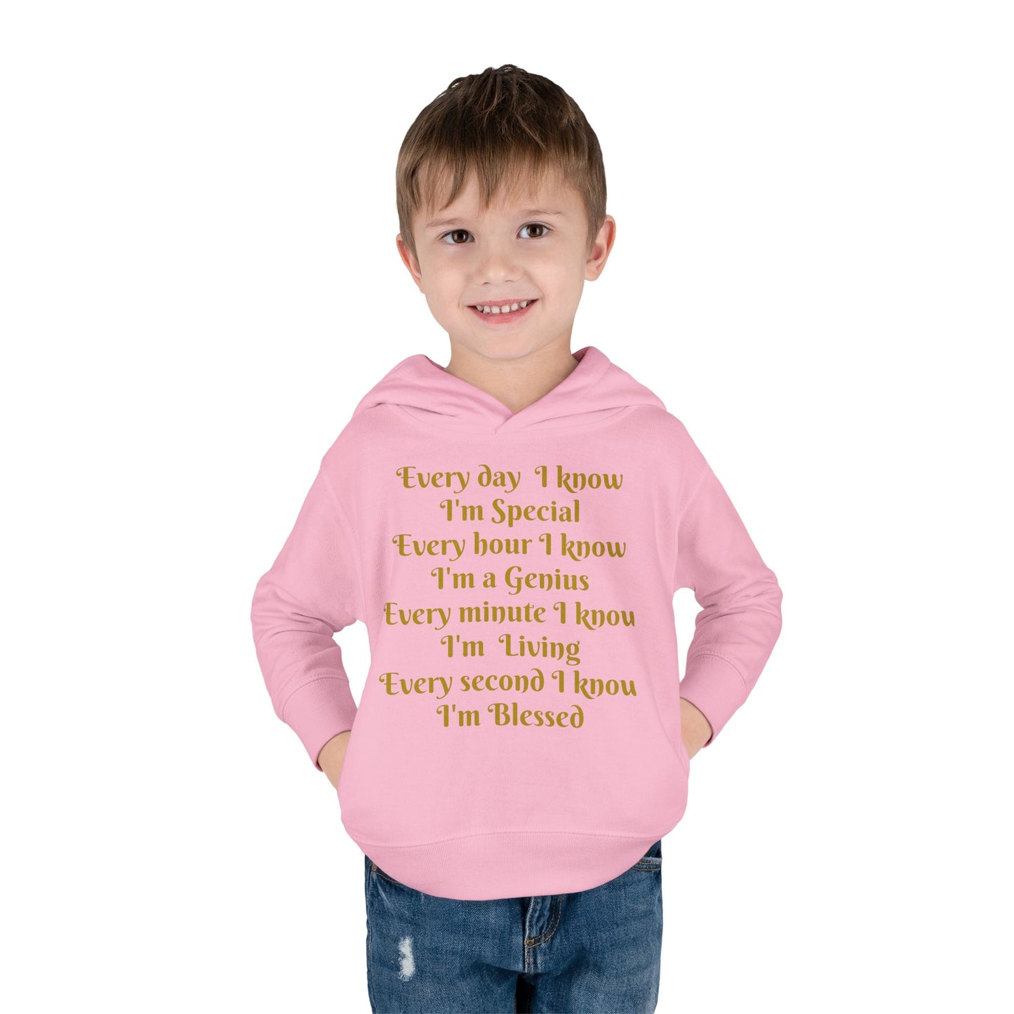 HLE Toddler Fleece Hoodie - Inspirational Design