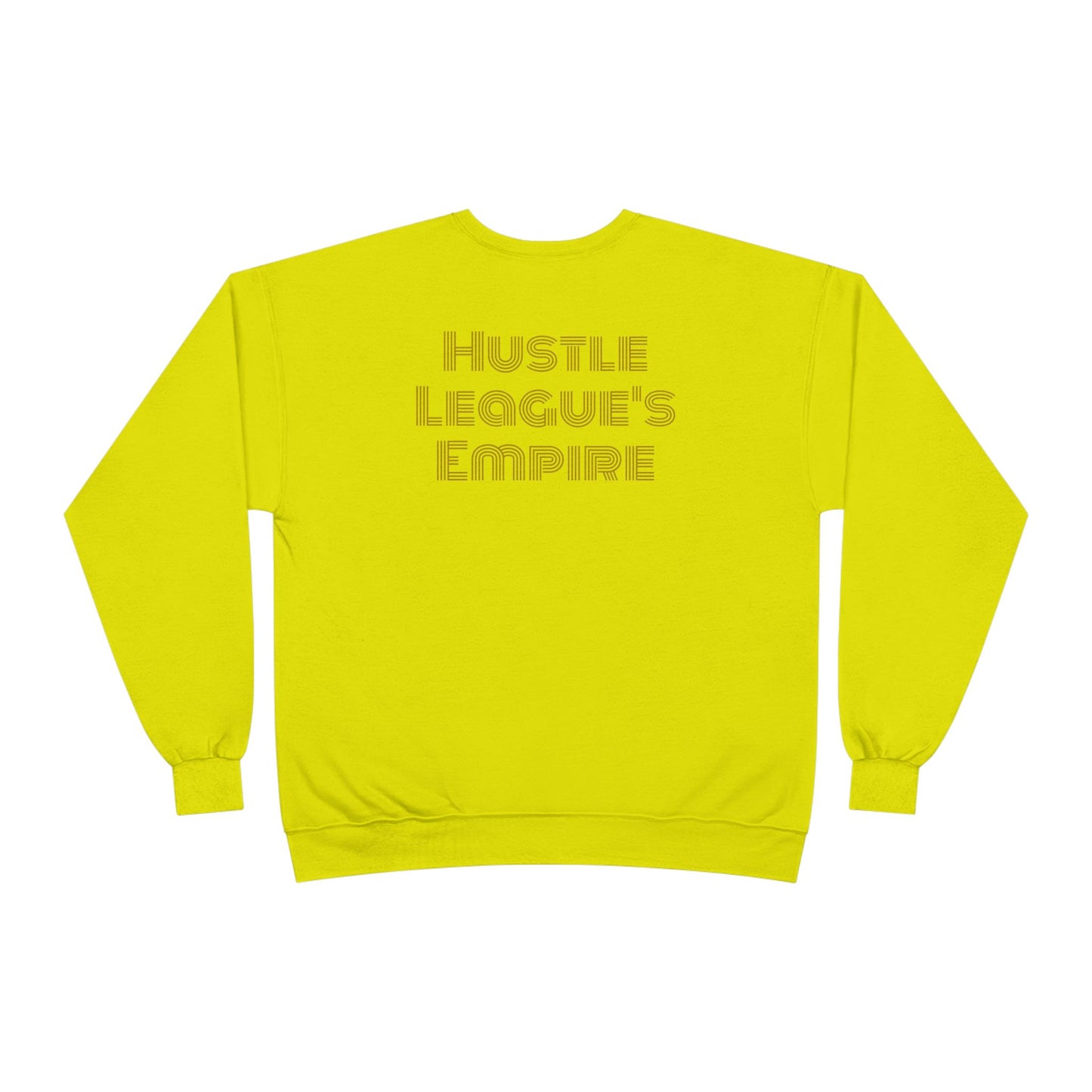 Hustle League's Empire Unisex EcoSmart Crewneck Sweatshirt - Motivational Vintage Style