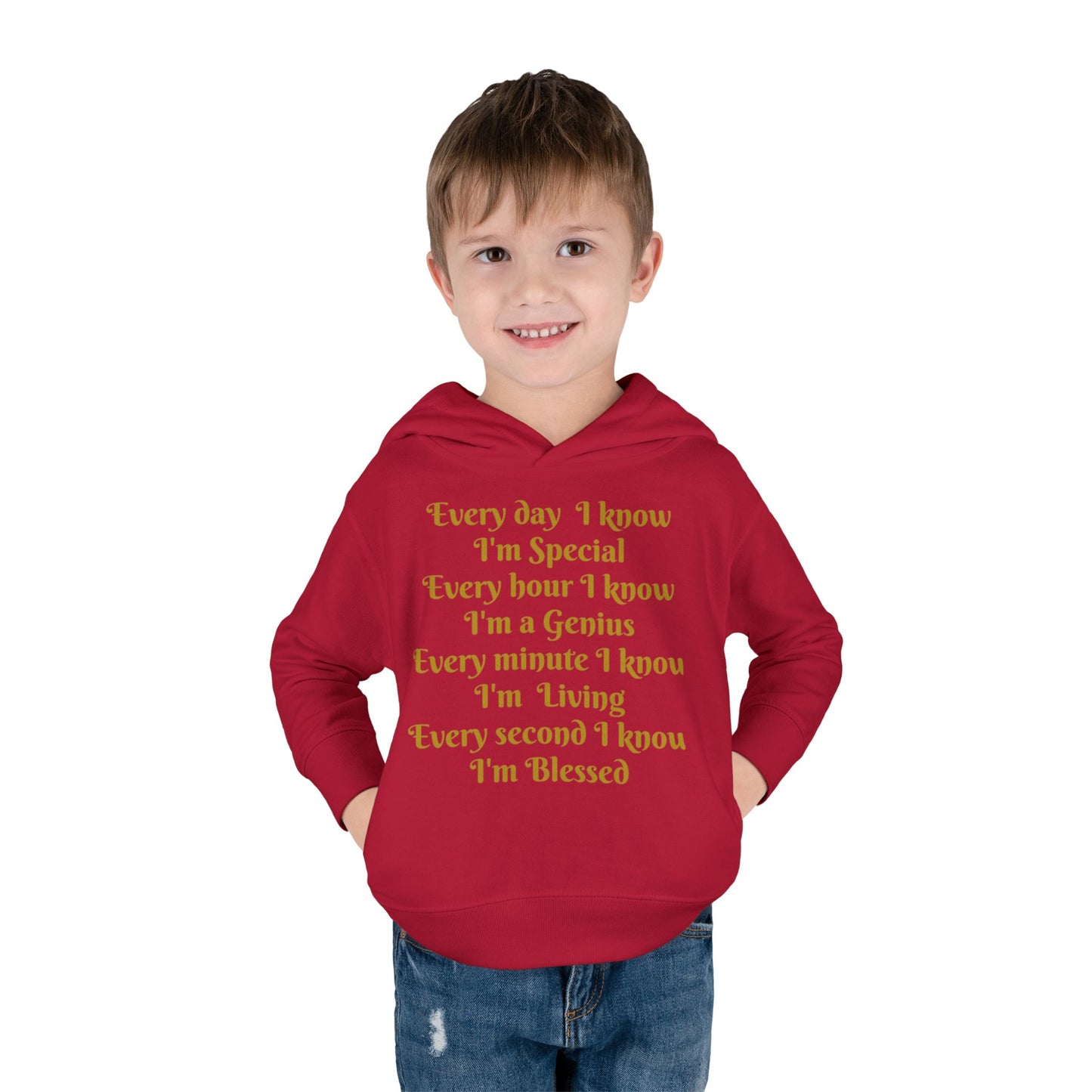 HLE Toddler Fleece Hoodie - Inspirational Design