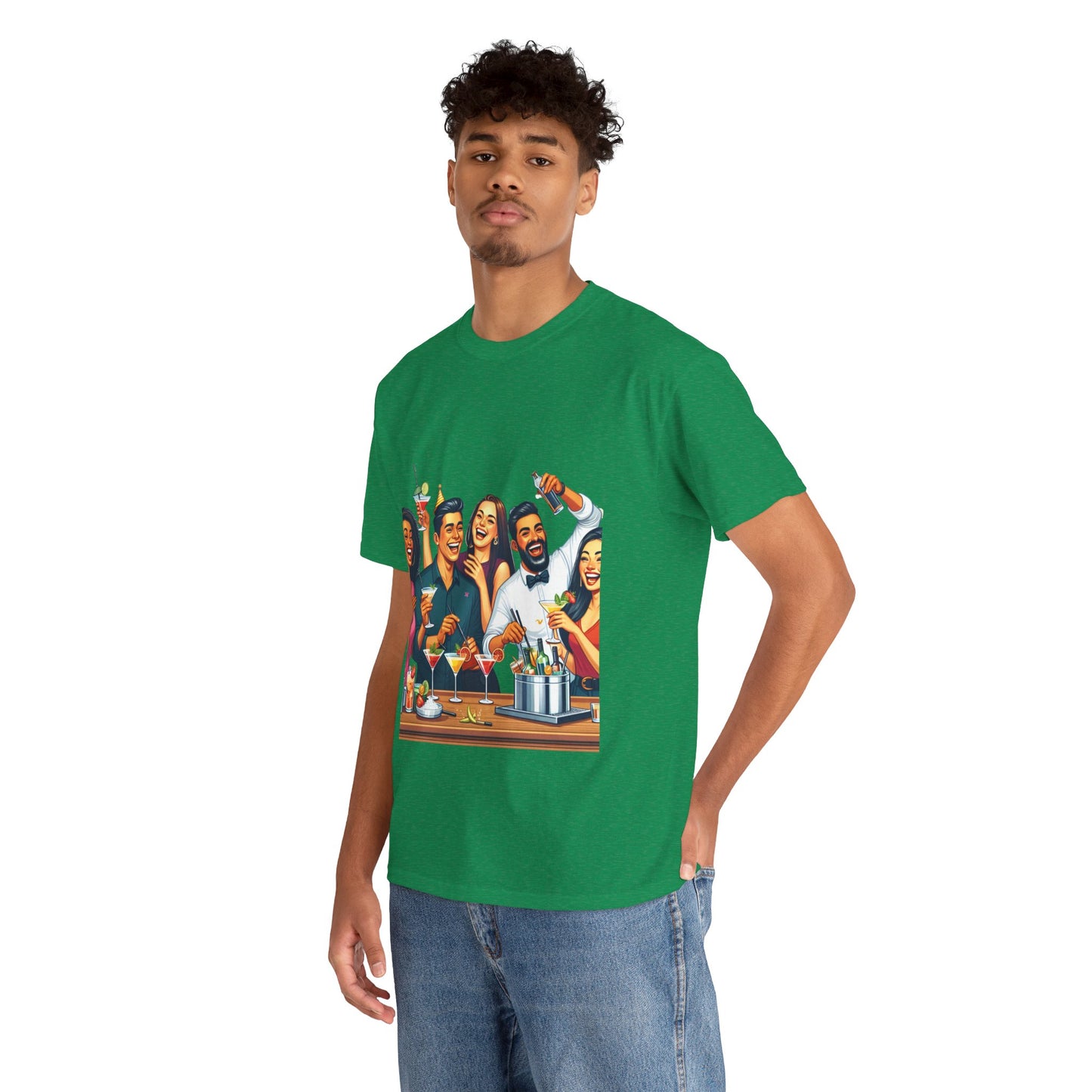 Hustle League Unisex Heavy Cotton Tee - Celebrate Friendship & Fun Nights Out