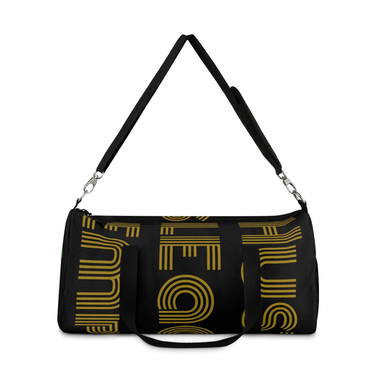 HLE Black Duffel Bag- Perfect for Travel and Gym