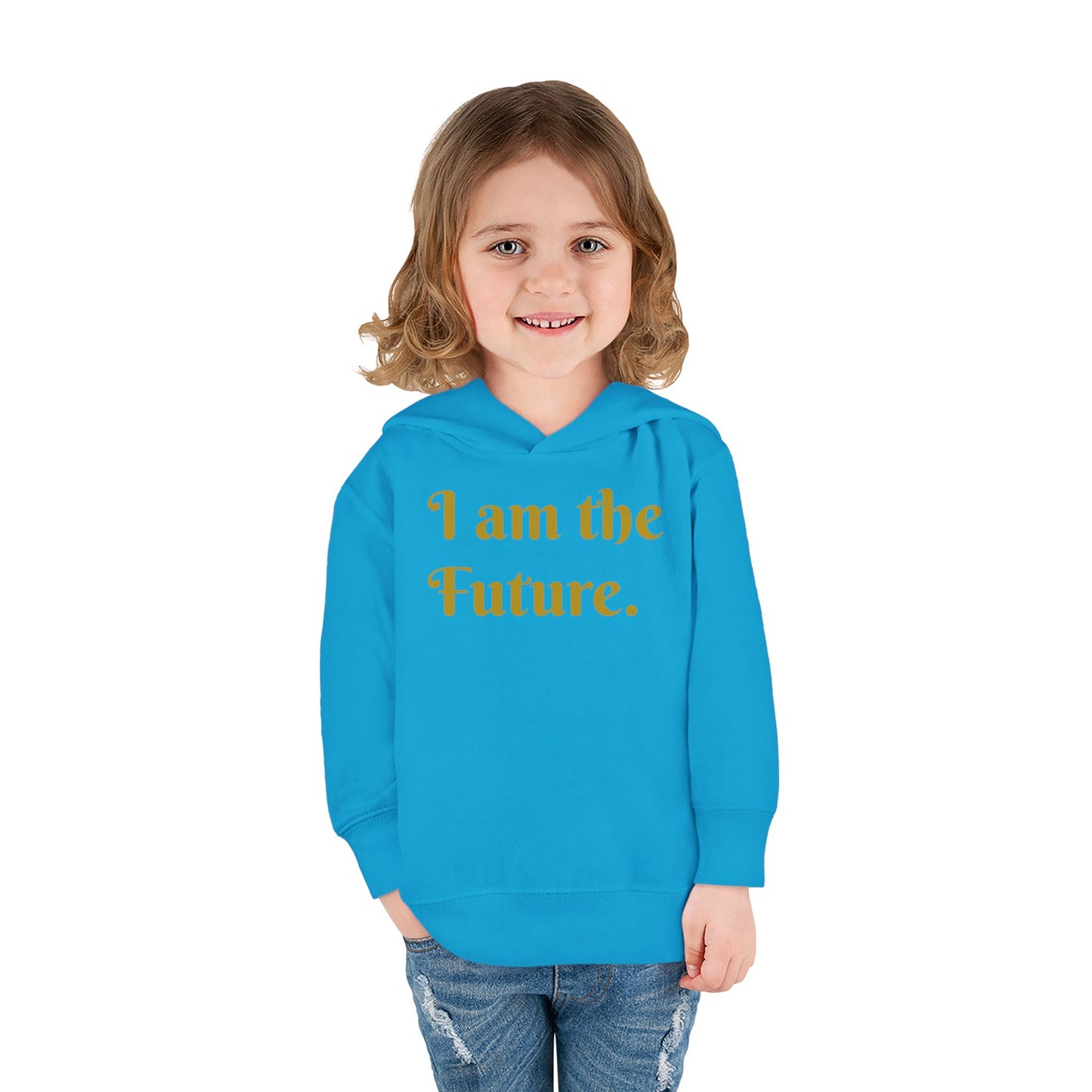 HLE Toddler Fleece Hoodie - I Am the Future & Hustle's League Design