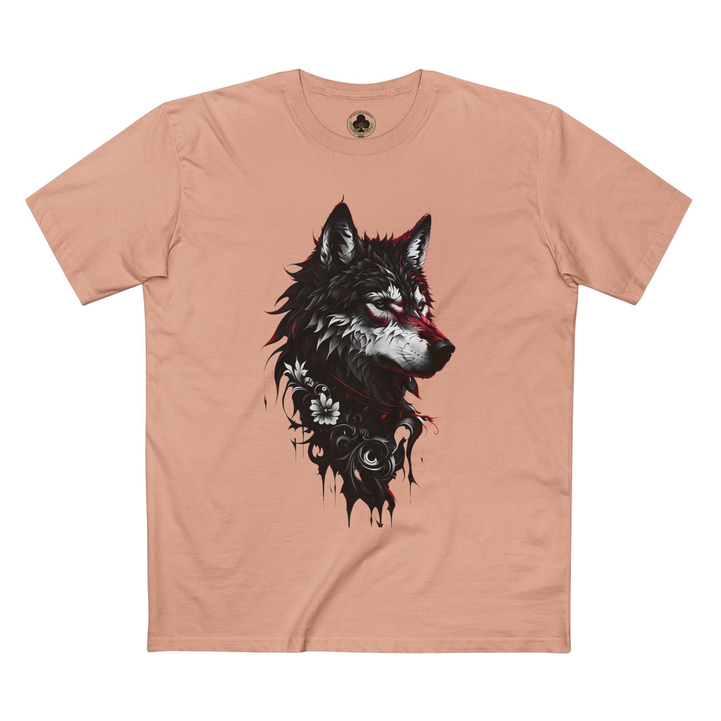 HLE Wild Spirit Graphic Tee - Fierce Wolf & Tiger Design