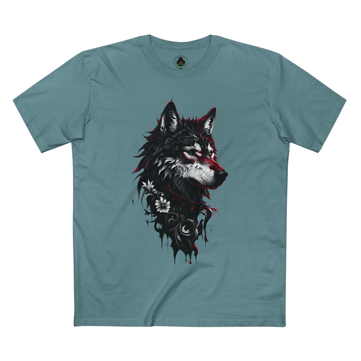 HLE Wild Spirit Graphic Tee - Fierce Wolf & Tiger Design