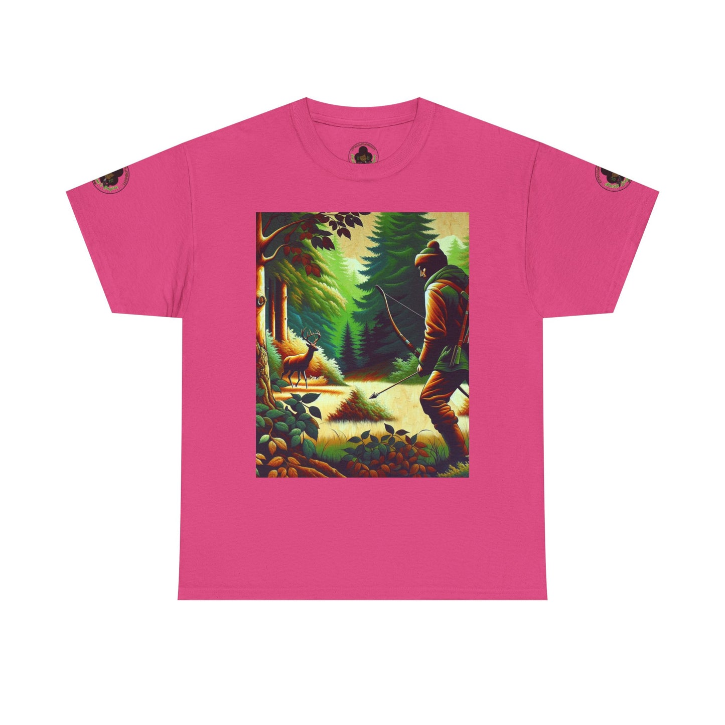 Hustle League's Empire Unisex Heavy Cotton Tee - Vintage Hunting Graphic T-Shirt