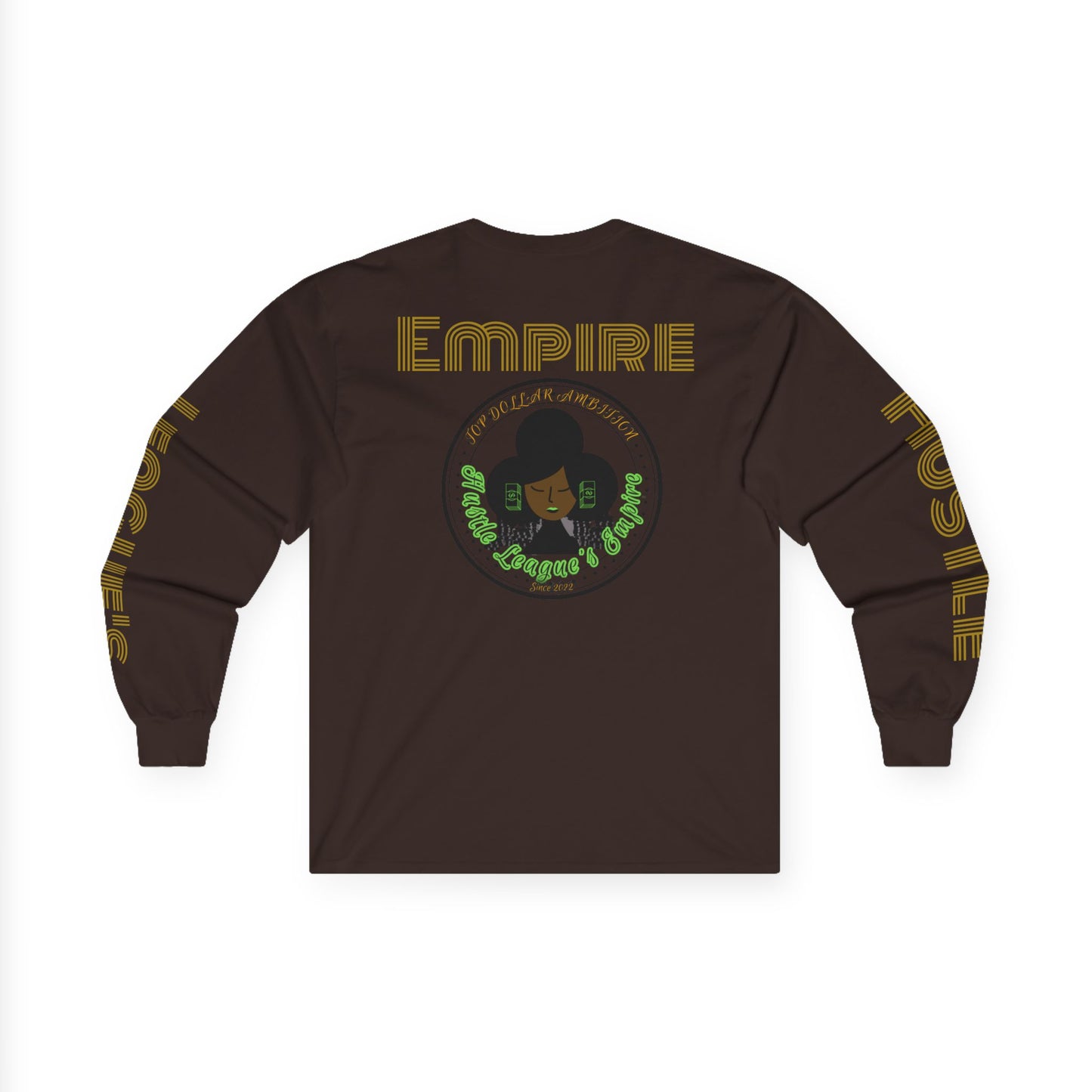 HLE Inspirational Long Sleeve Tee - Empowerment Quote & Graphic