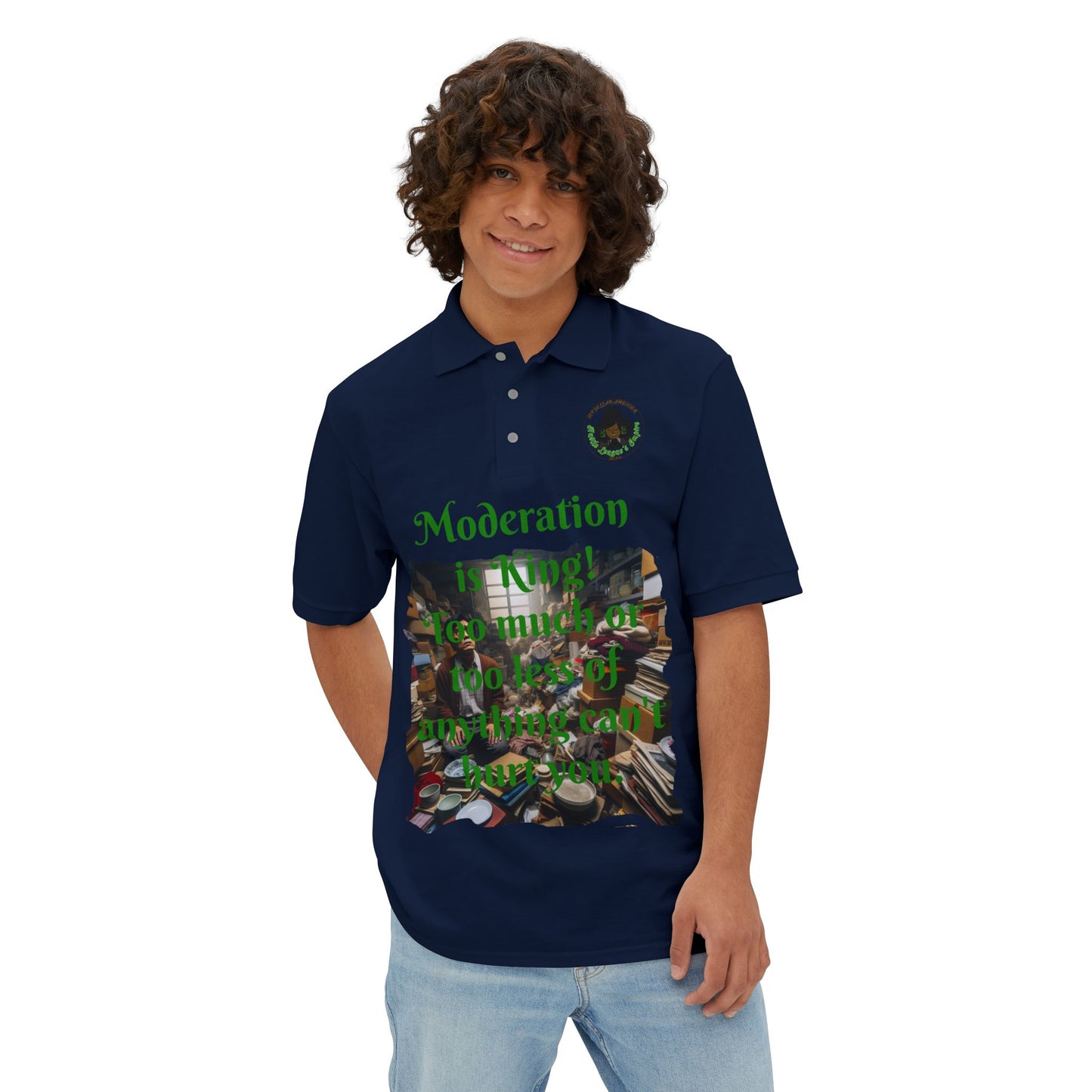 HLE Men's Piqué Polo