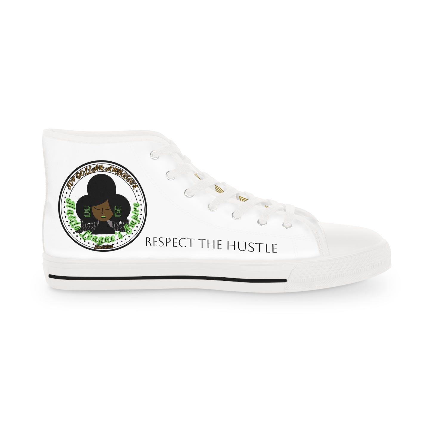 White HLE High Top Sneakers