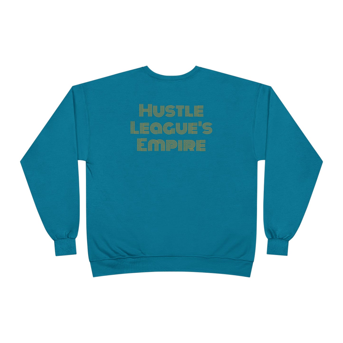 Hustle League's Empire Unisex EcoSmart Crewneck Sweatshirt - Motivational Vintage Style