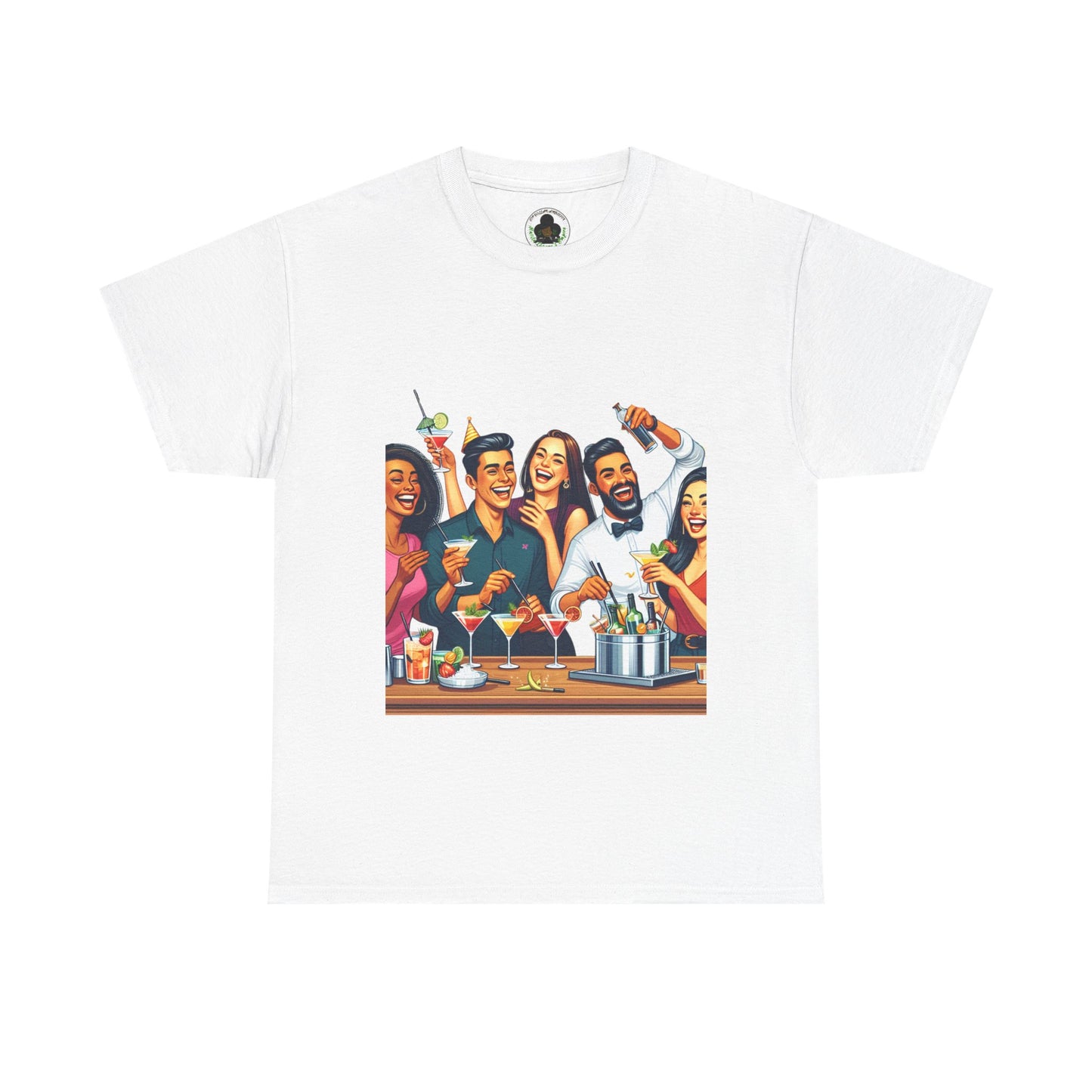 Hustle League Unisex Heavy Cotton Tee - Celebrate Friendship & Fun Nights Out