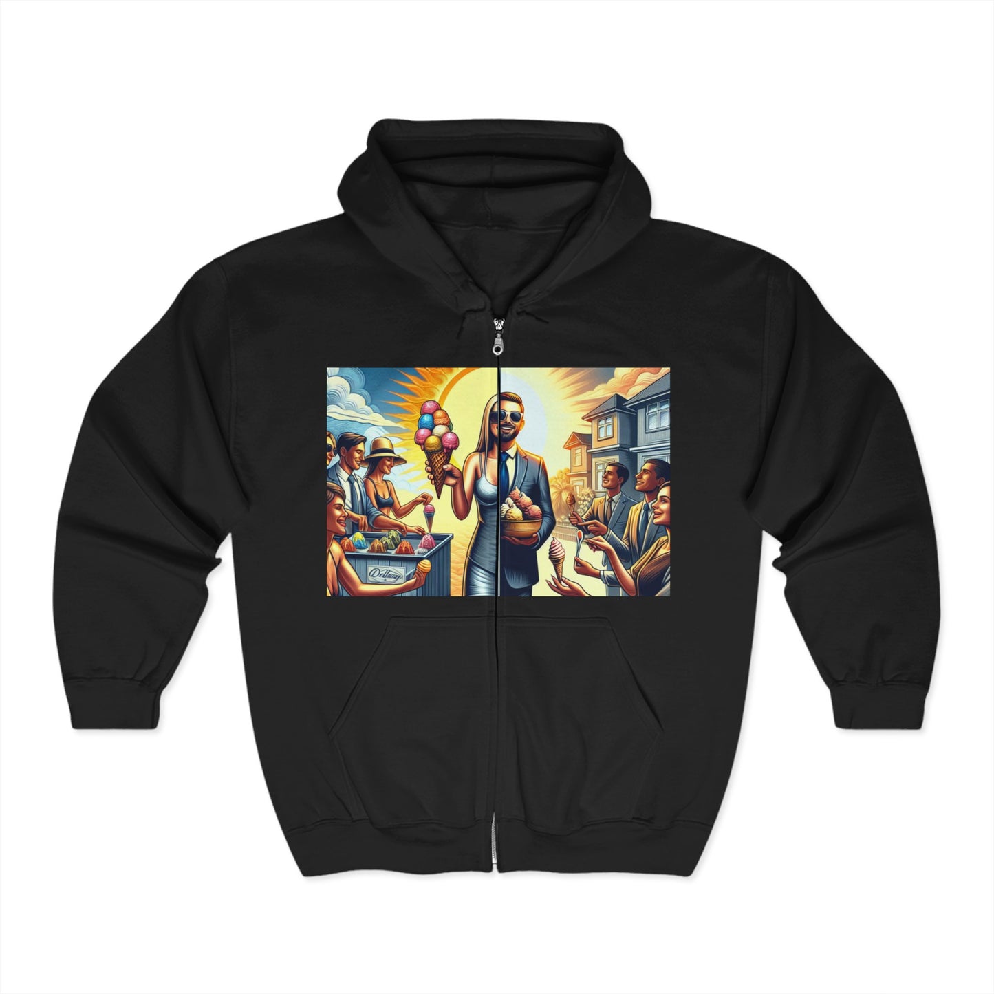 Hustle League's Empire Zip Hoodie - Stylish Sweatshirt for Entrepreneurs