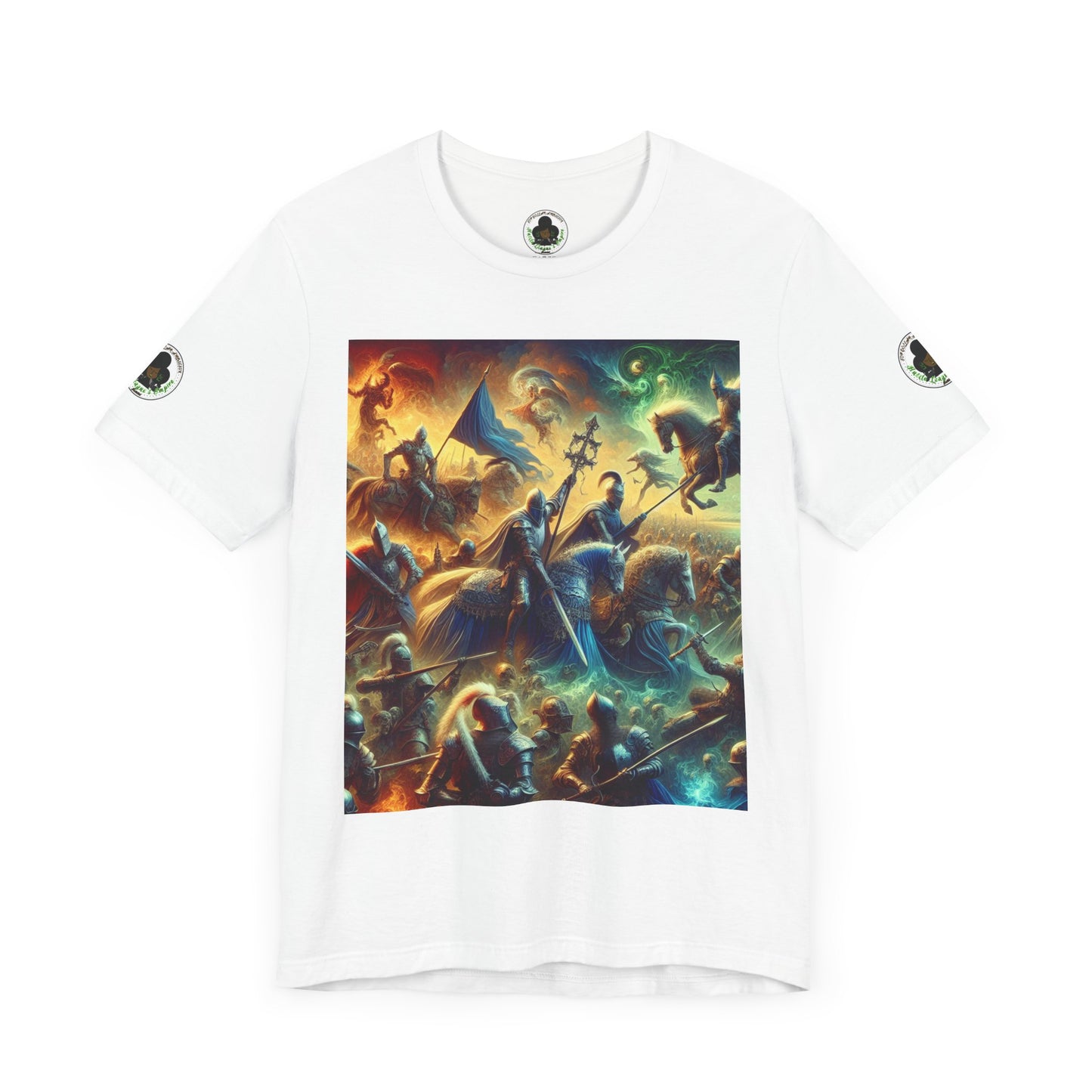 Camiseta unisex Epic HLE: gráfico llamativo en la parte delantera y motivación en la espalda