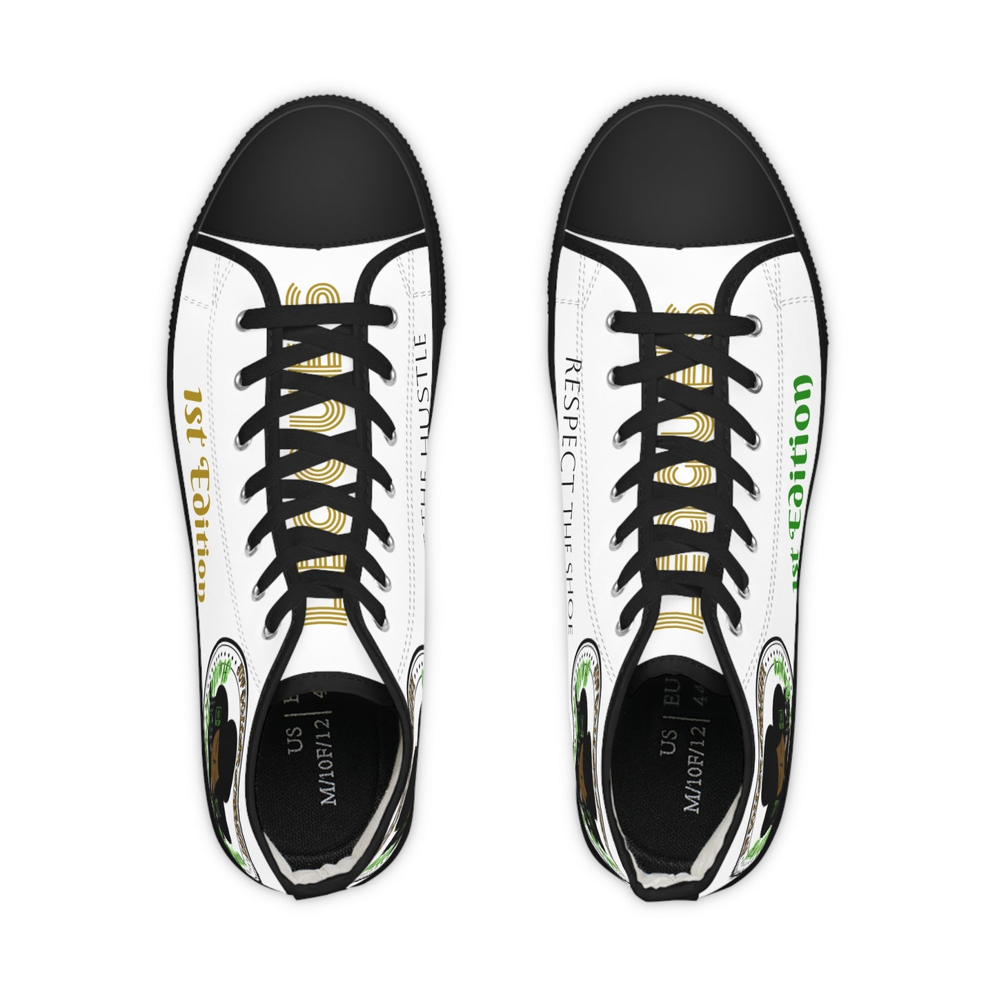 White HLE High Top Sneakers