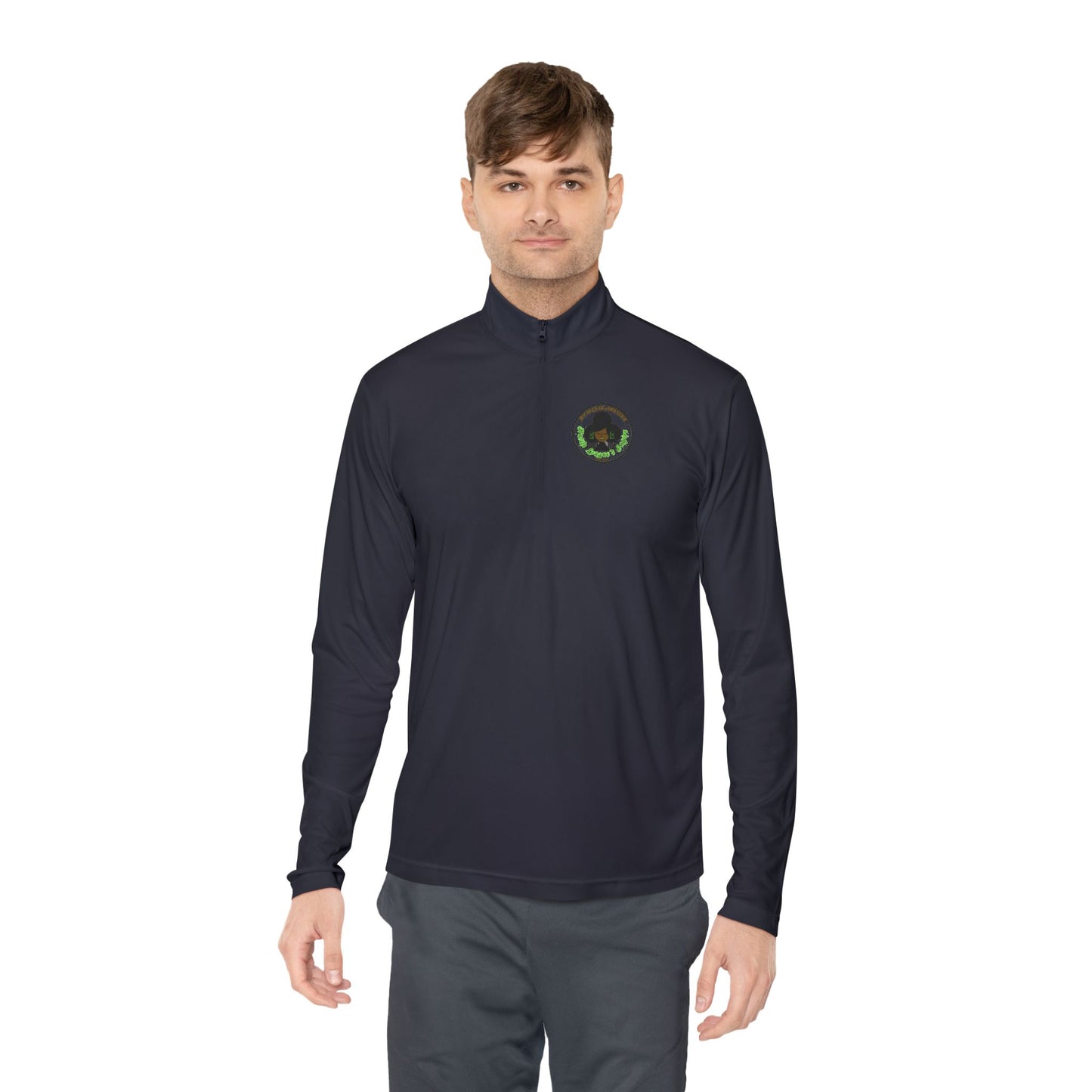 HLE Unisex Quarter-Zip Pullover - Motivational Activewear for Go-Getters