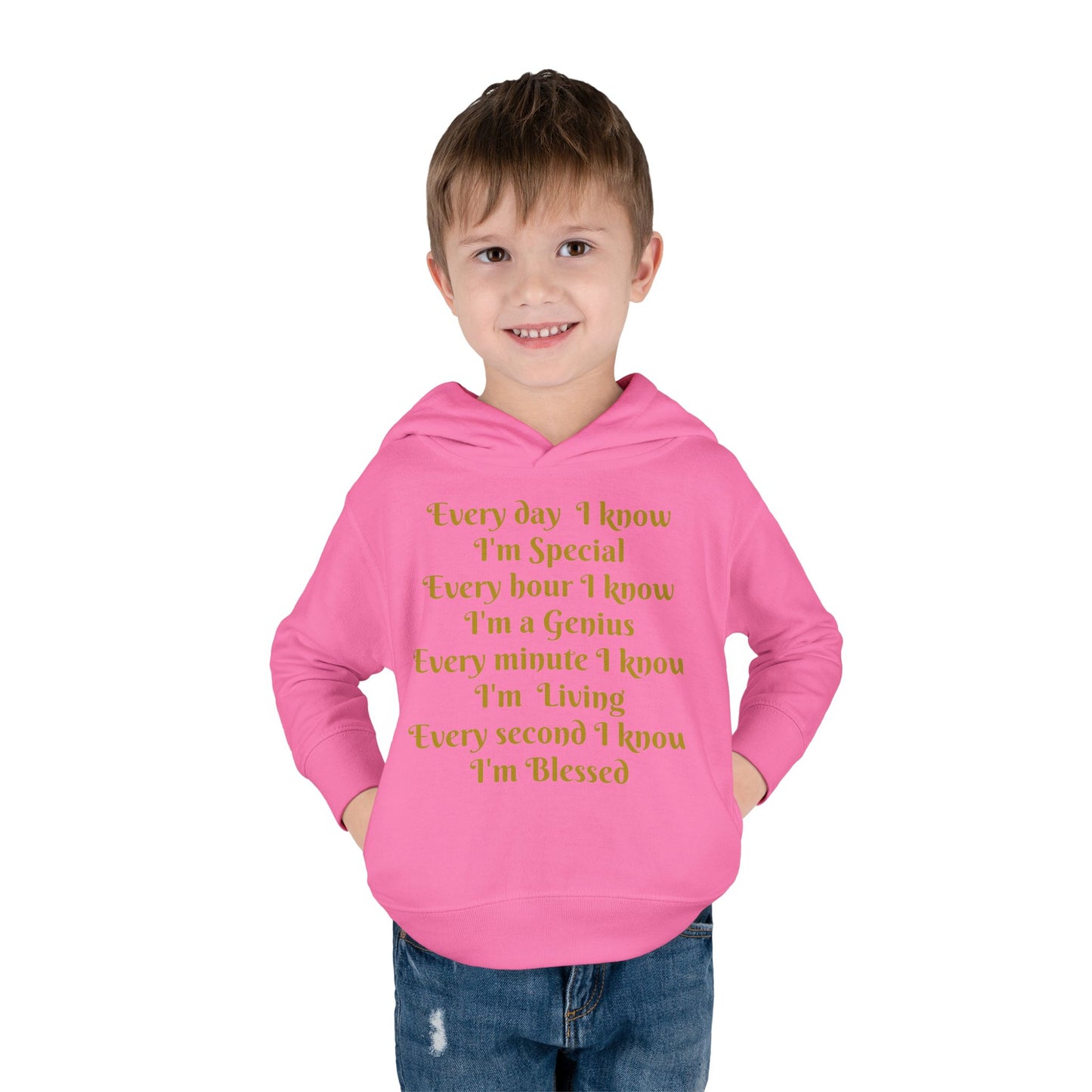 HLE Toddler Fleece Hoodie - Inspirational Design
