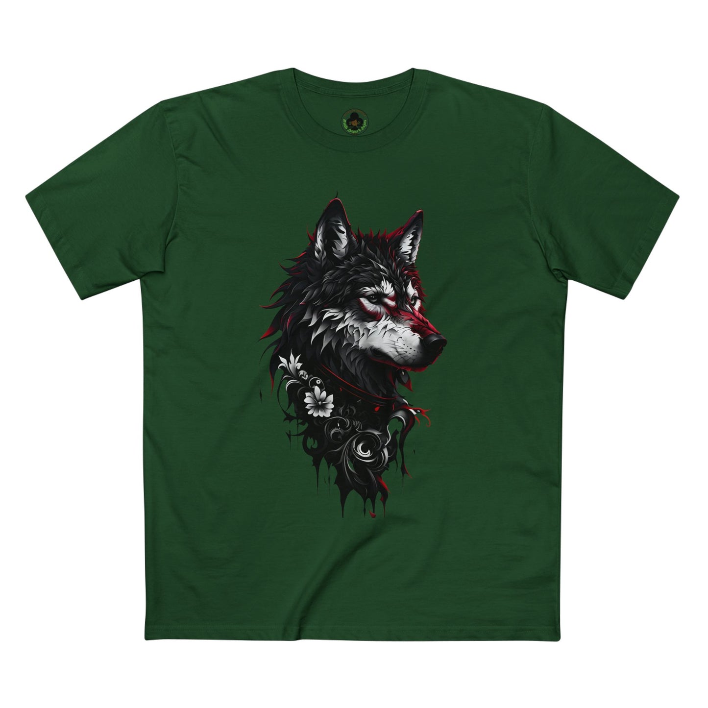 HLE Wild Spirit Graphic Tee - Fierce Wolf & Tiger Design