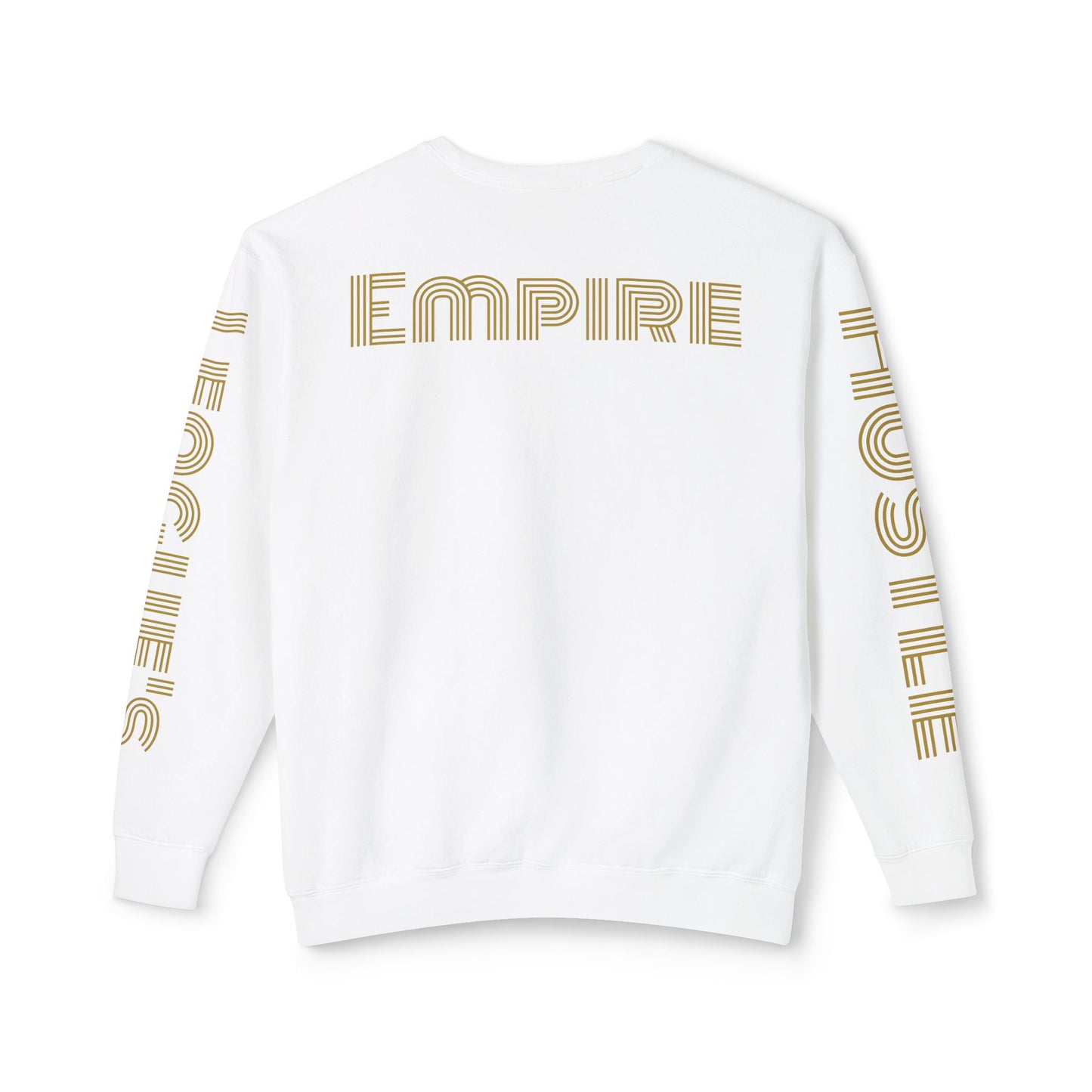 Unisex Lightweight Crewneck Sweatshirt - 'Empire Hustle' Urban Art Design