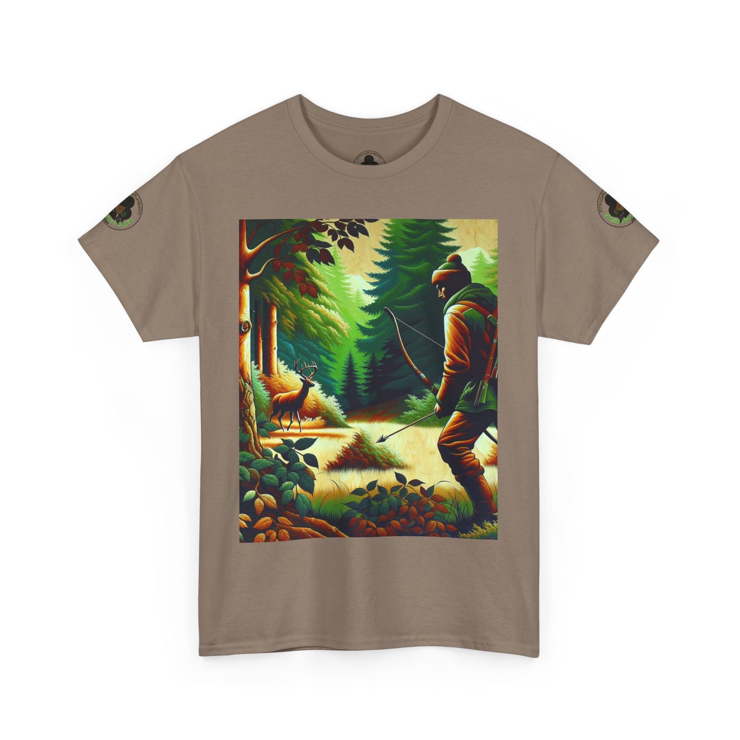 Hustle League's Empire Unisex Heavy Cotton Tee - Vintage Hunting Graphic T-Shirt