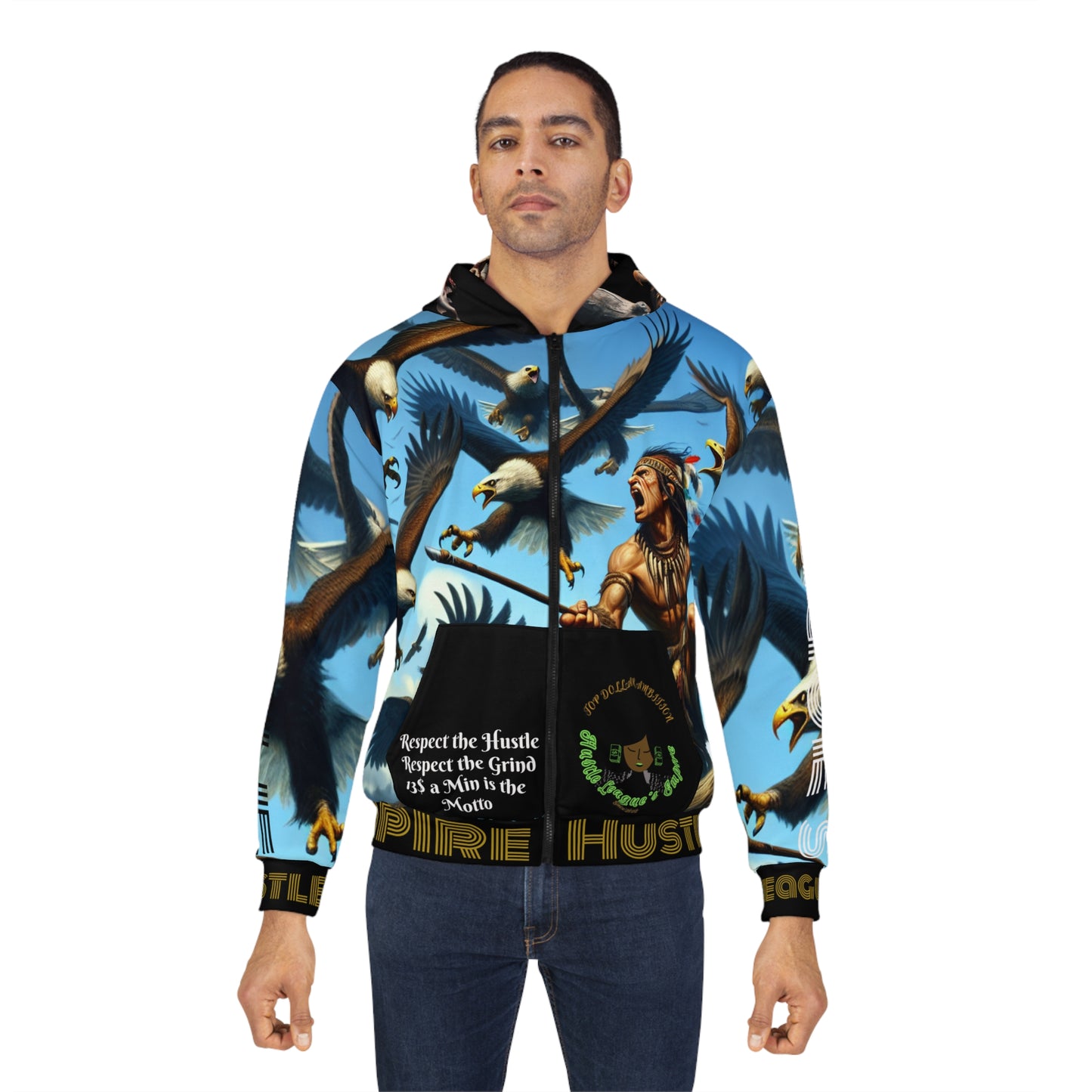 HLE Eagles Unisex Zip Hoodie