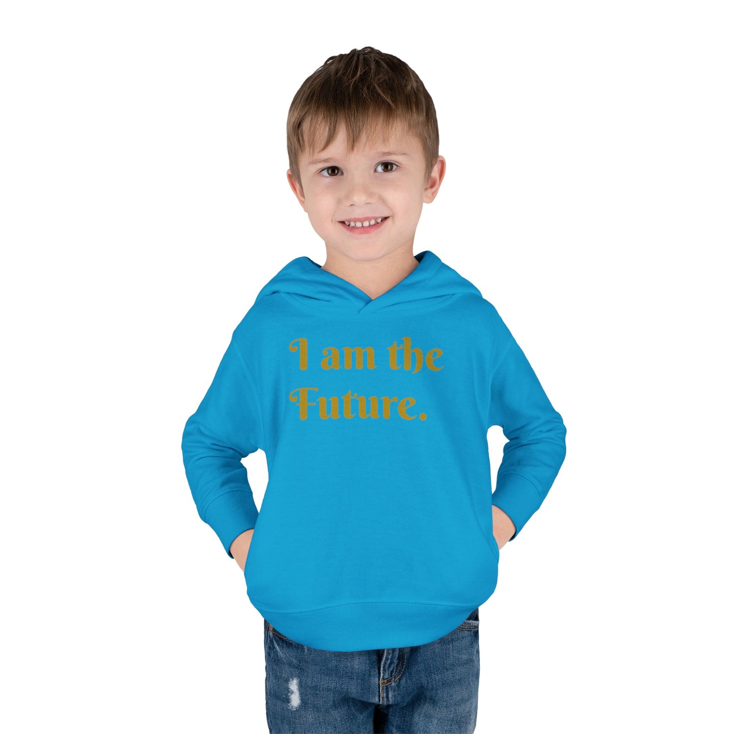 HLE Toddler Fleece Hoodie - I Am the Future & Hustle's League Design