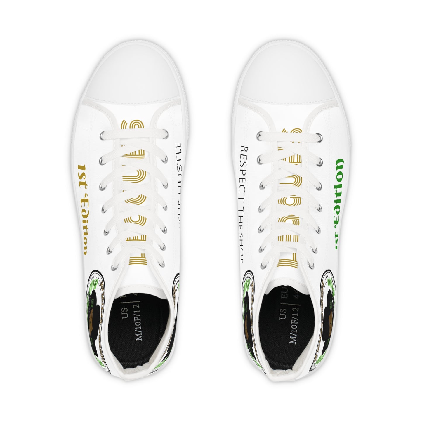 White HLE High Top Sneakers