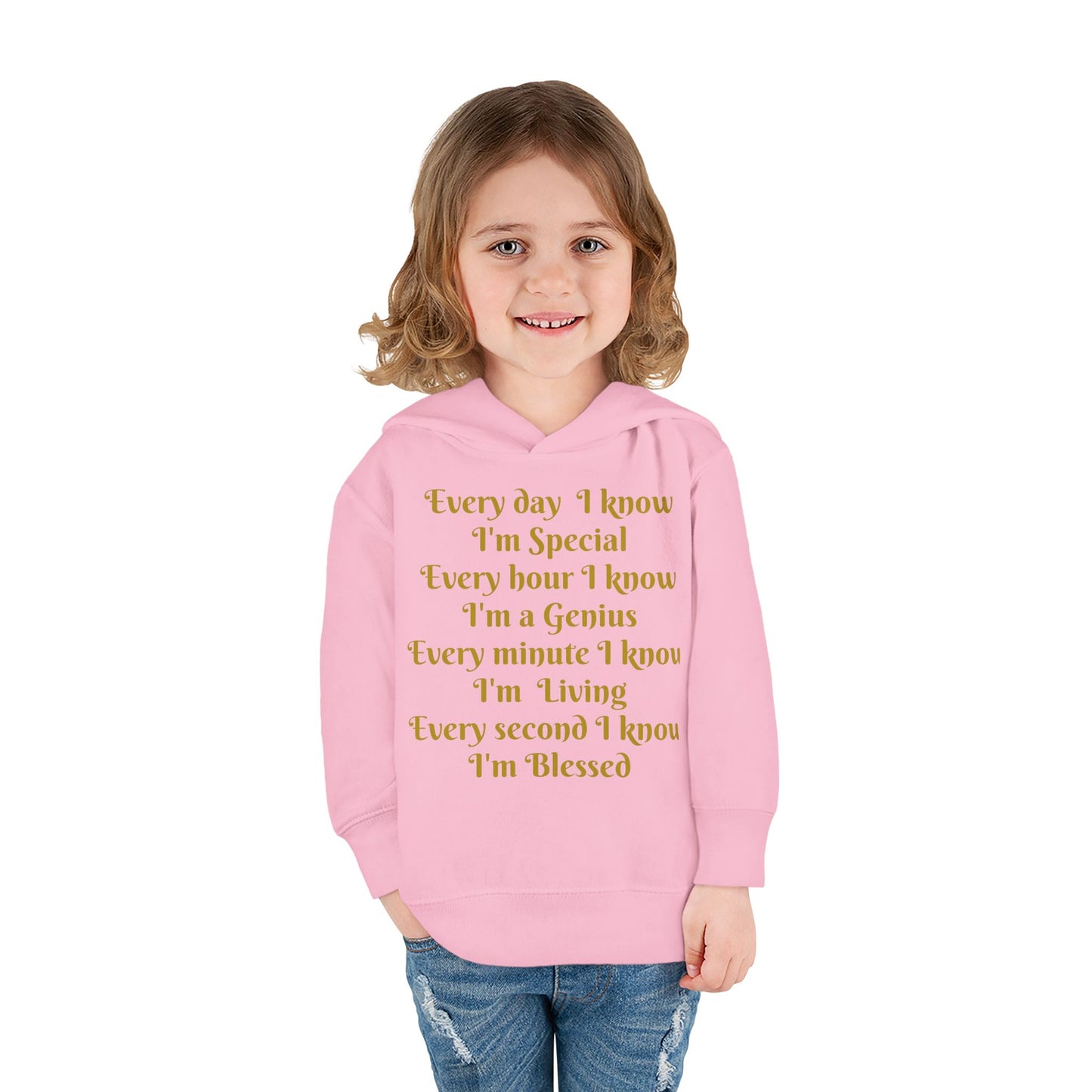 HLE Toddler Fleece Hoodie - Inspirational Design