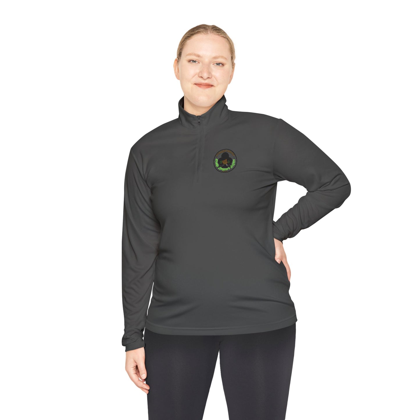 HLE Unisex Quarter-Zip Pullover - Motivational Activewear for Go-Getters