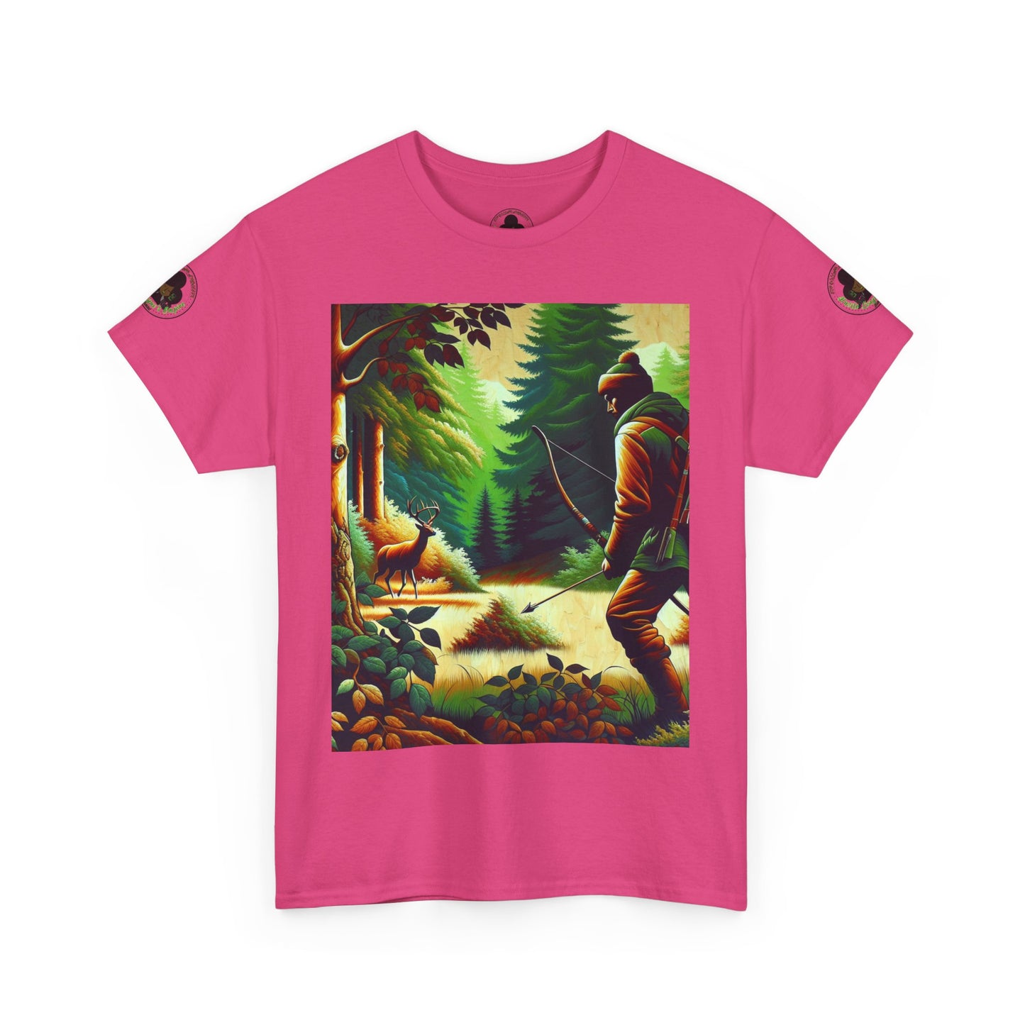 Hustle League's Empire Unisex Heavy Cotton Tee - Vintage Hunting Graphic T-Shirt