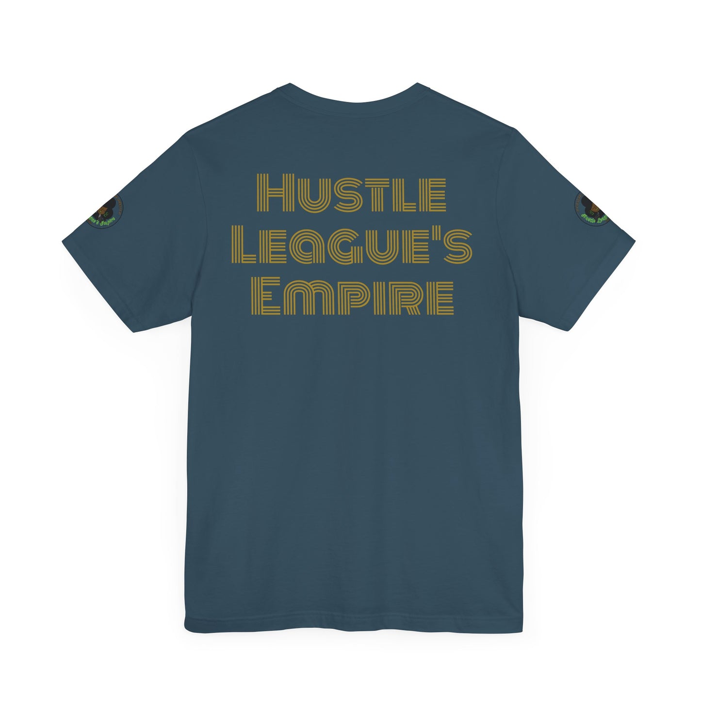 Camiseta unisex Epic HLE: gráfico llamativo en la parte delantera y motivación en la espalda