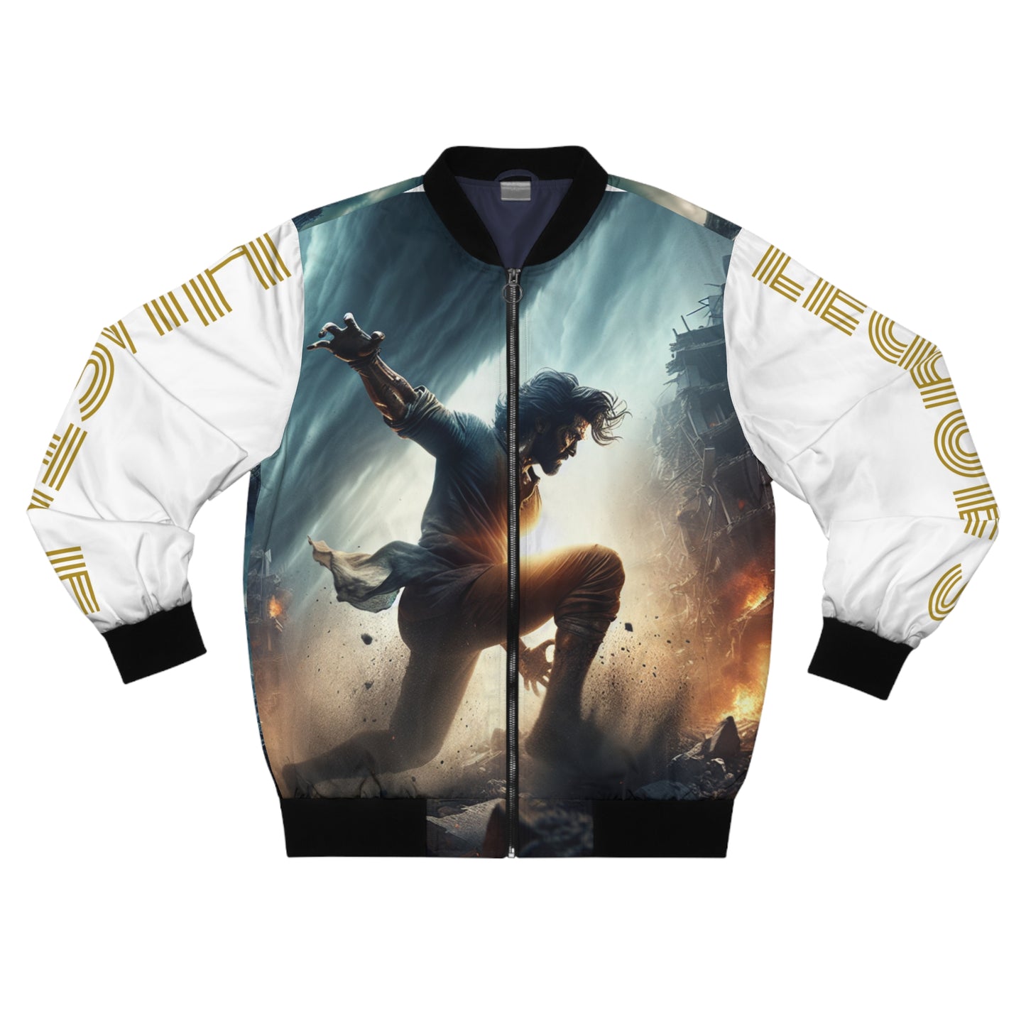 Epic HLE Men's Bomber Jacket - Heroic Adventure Design