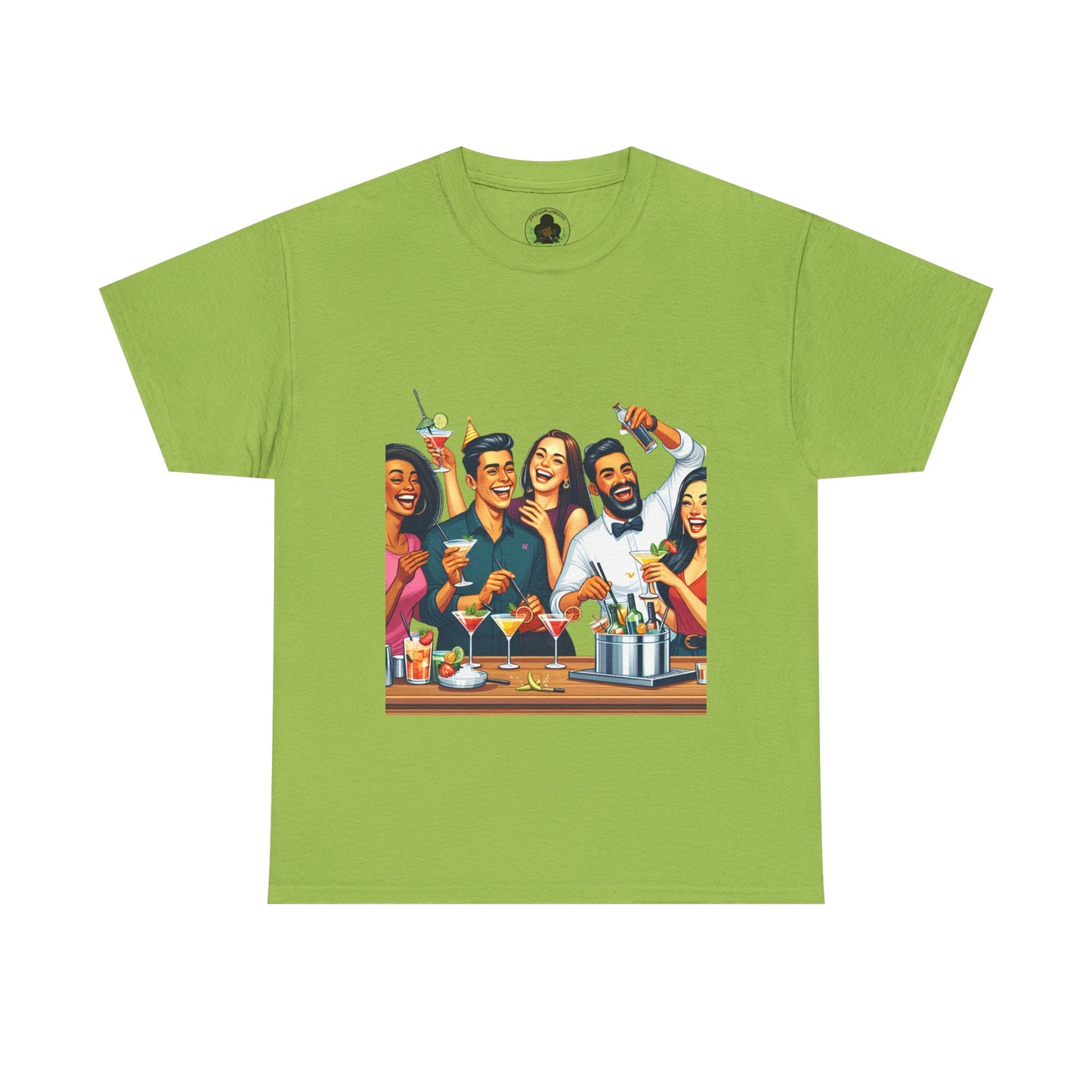 Hustle League Unisex Heavy Cotton Tee - Celebrate Friendship & Fun Nights Out