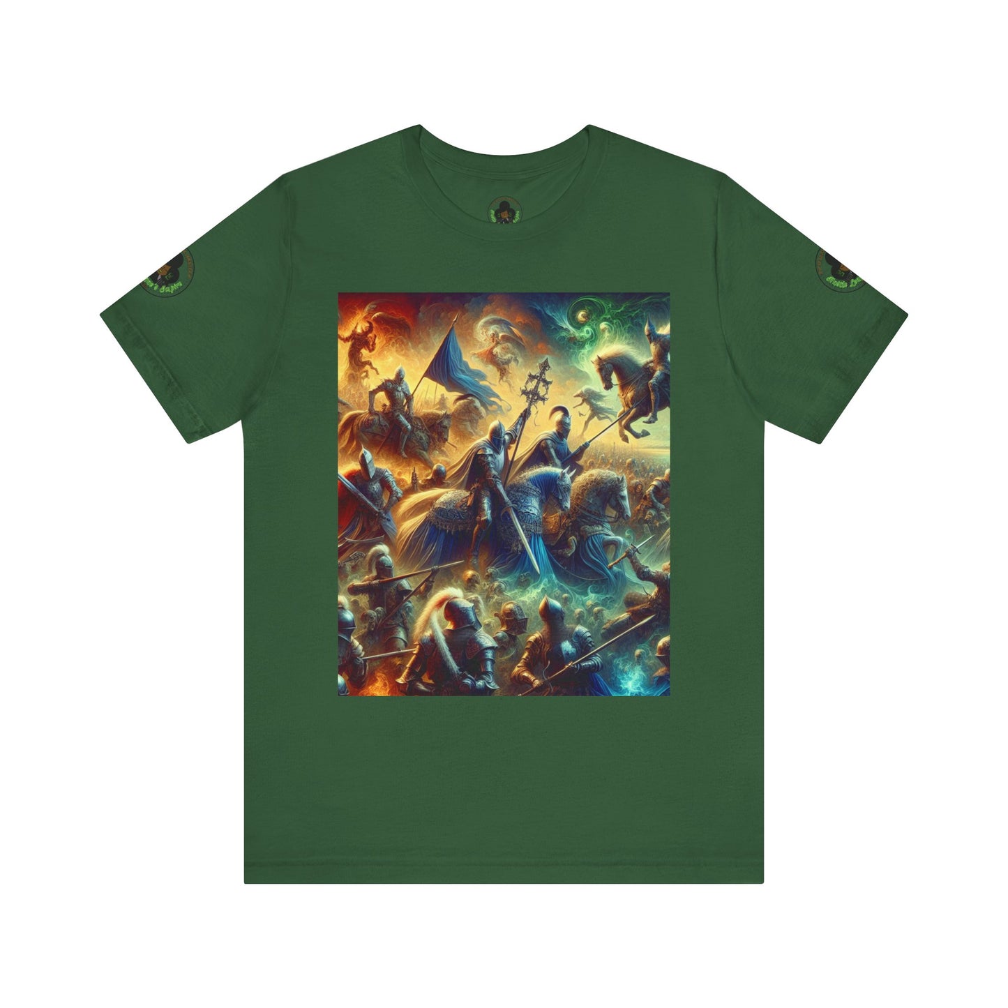 Camiseta unisex Epic HLE: gráfico llamativo en la parte delantera y motivación en la espalda